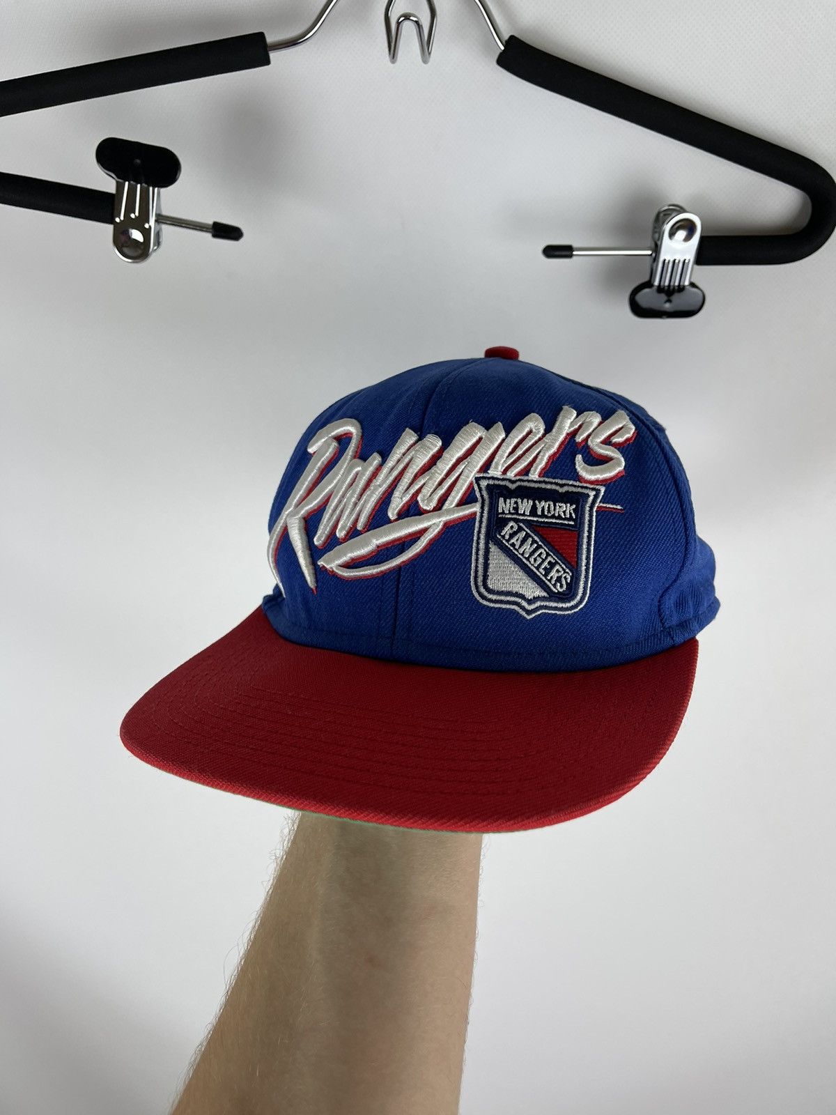 Mitchell & Ness New York Rangers Mitchell & Ness vintage big logo cap snap Size ONE SIZE - 2 Thumbnail