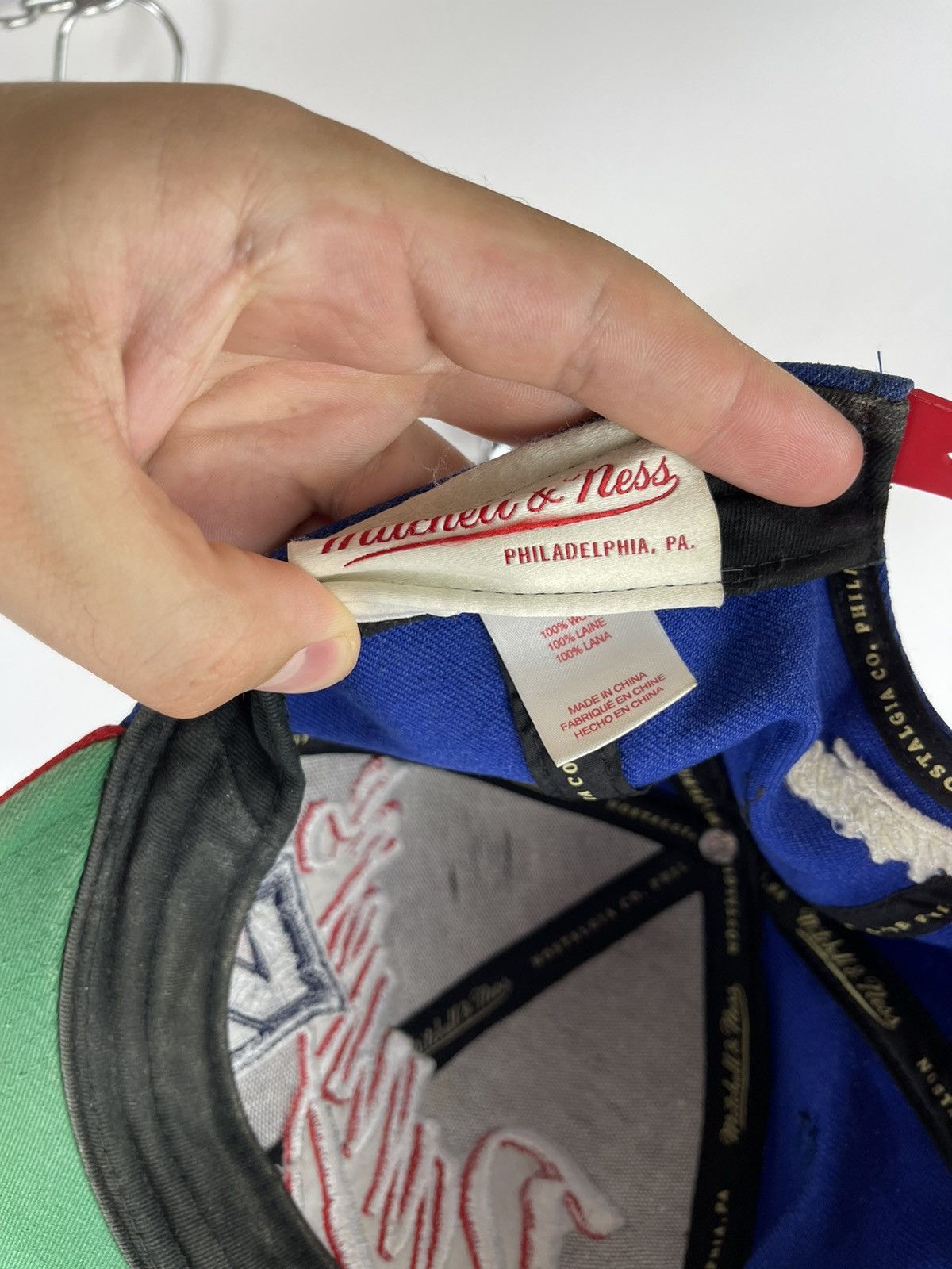 Mitchell & Ness New York Rangers Mitchell & Ness vintage big logo cap snap Size ONE SIZE - 6 Thumbnail