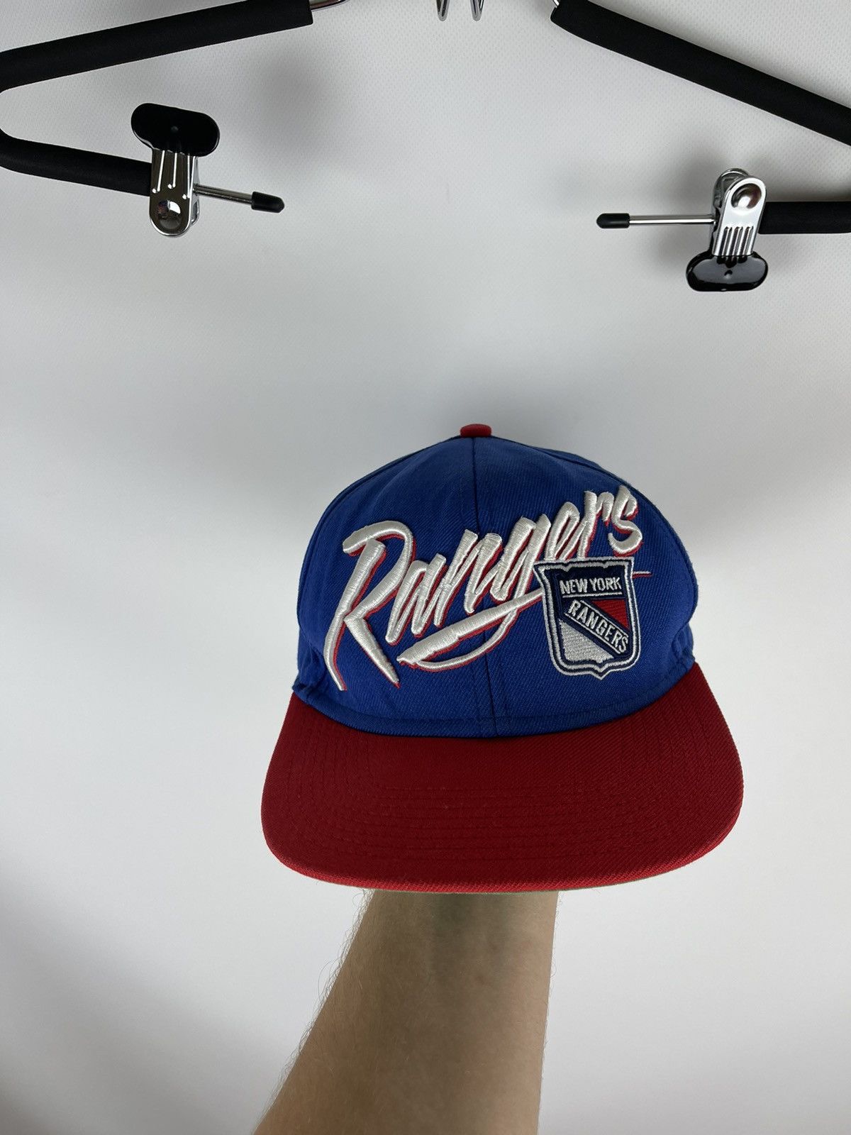 Mitchell & Ness New York Rangers Mitchell & Ness vintage big logo cap snap Size ONE SIZE - 3 Thumbnail