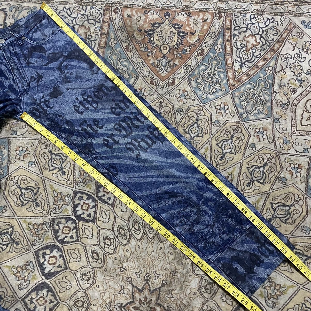 Yoshiyuki Konishi Yoshiyuki konishi All Over Printed Denim Jeans Size 26" / US 2 / IT 38 - 21 Thumbnail