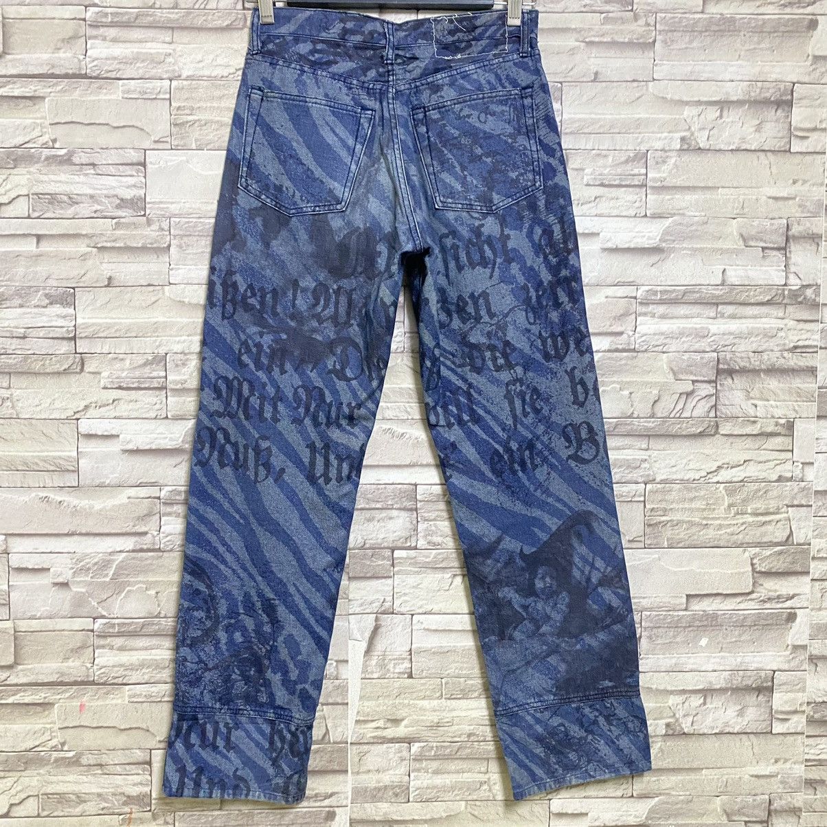 Yoshiyuki Konishi Yoshiyuki konishi All Over Printed Denim Jeans Size 26" / US 2 / IT 38 - 13 Thumbnail