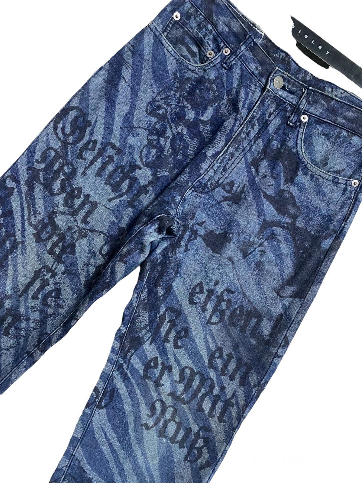 Yoshiyuki konishi All Over Printed Denim Jeans