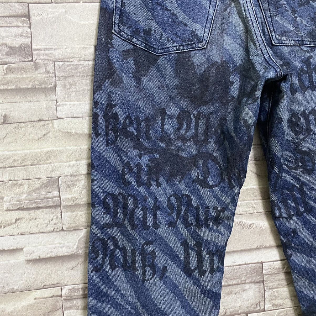 Yoshiyuki Konishi Yoshiyuki konishi All Over Printed Denim Jeans Size 26" / US 2 / IT 38 - 16 Thumbnail