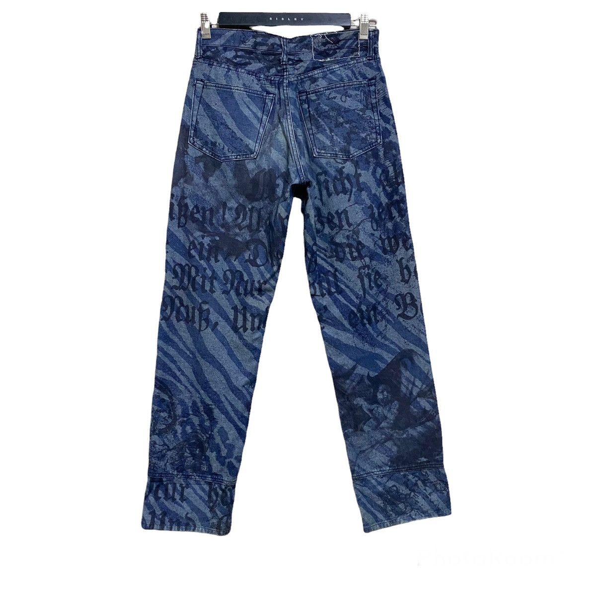 Yoshiyuki Konishi Yoshiyuki konishi All Over Printed Denim Jeans Size 26" / US 2 / IT 38 - 3 Thumbnail