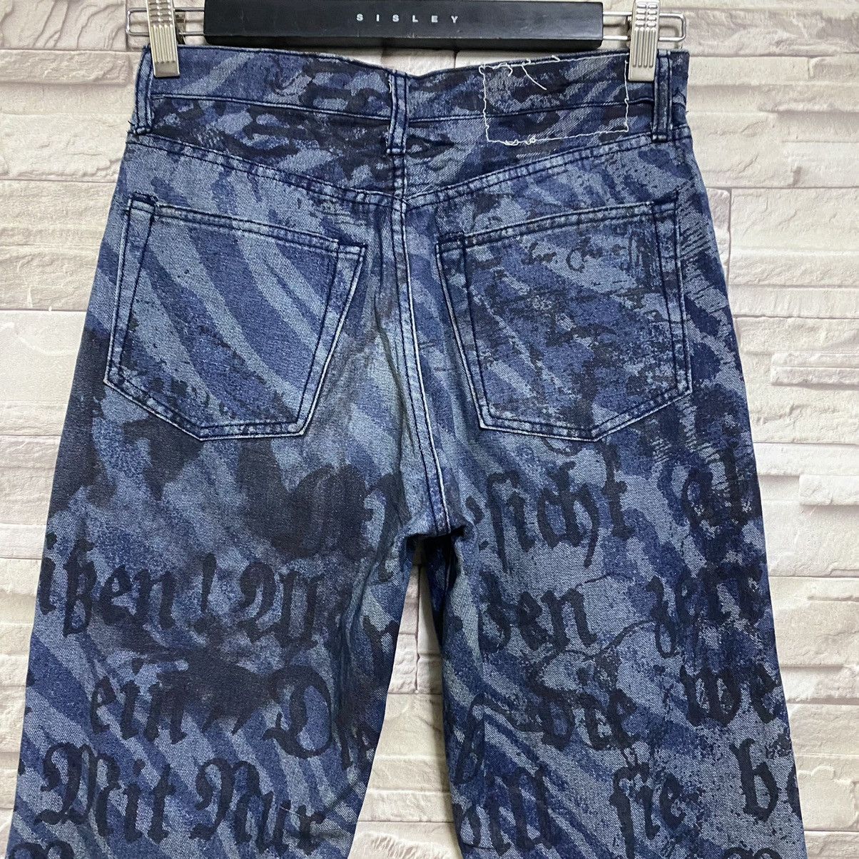 Yoshiyuki Konishi Yoshiyuki konishi All Over Printed Denim Jeans Size 26" / US 2 / IT 38 - 14 Thumbnail