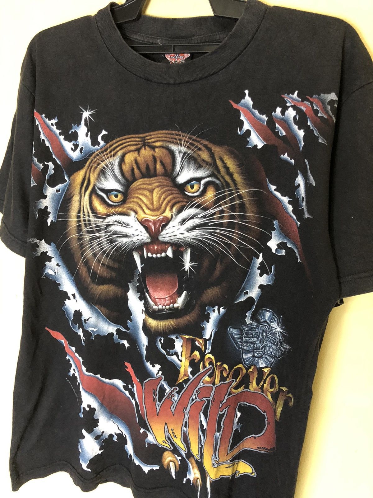 Band Tees Bootleg Vintage 90s Megadeth band tees Official ROCK EAGLE Size US L / EU 52-54 / 3 - 3 Thumbnail