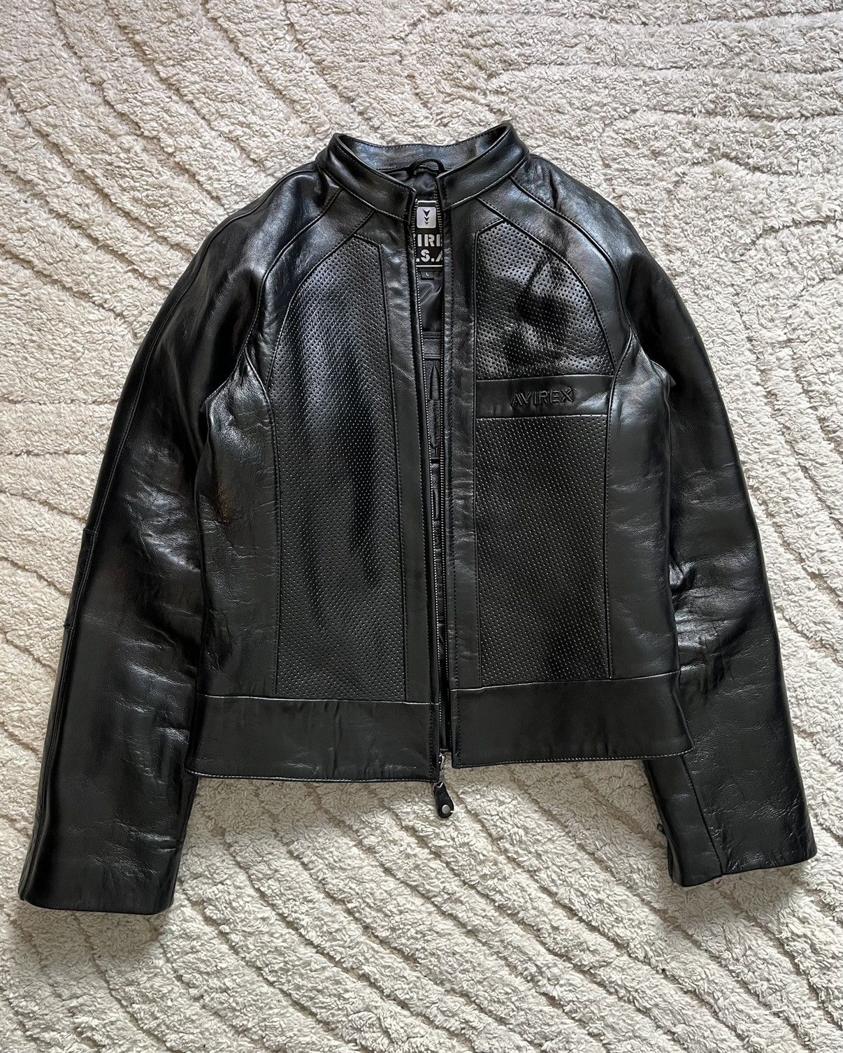 Avirex 1990s Avirex Leather Jacket Aviator Size M / US 6-8 / IT 42-44 - 9 Thumbnail