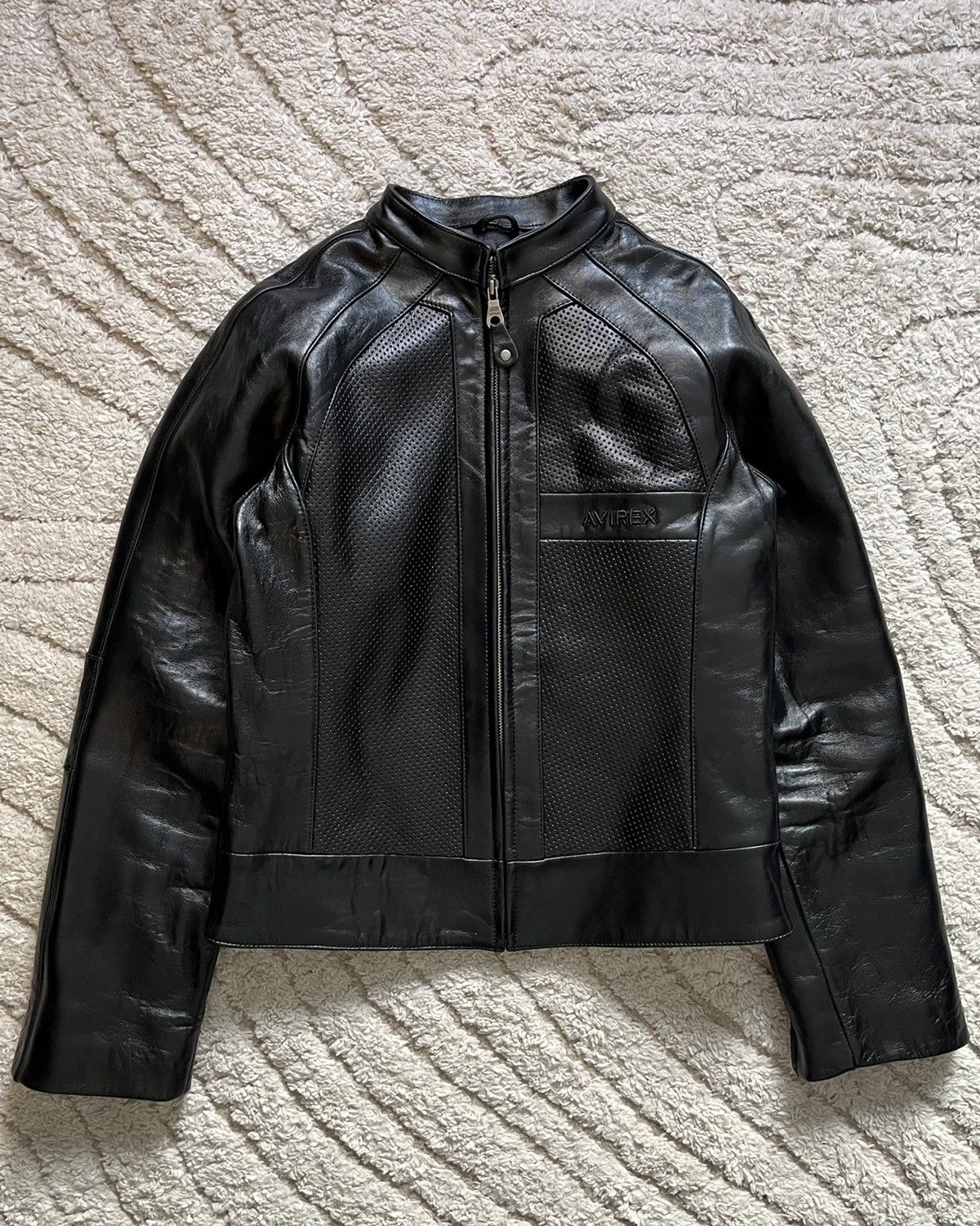Avirex 1990s Avirex Leather Jacket Aviator Size M / US 6-8 / IT 42-44 - 1 Thumbnail