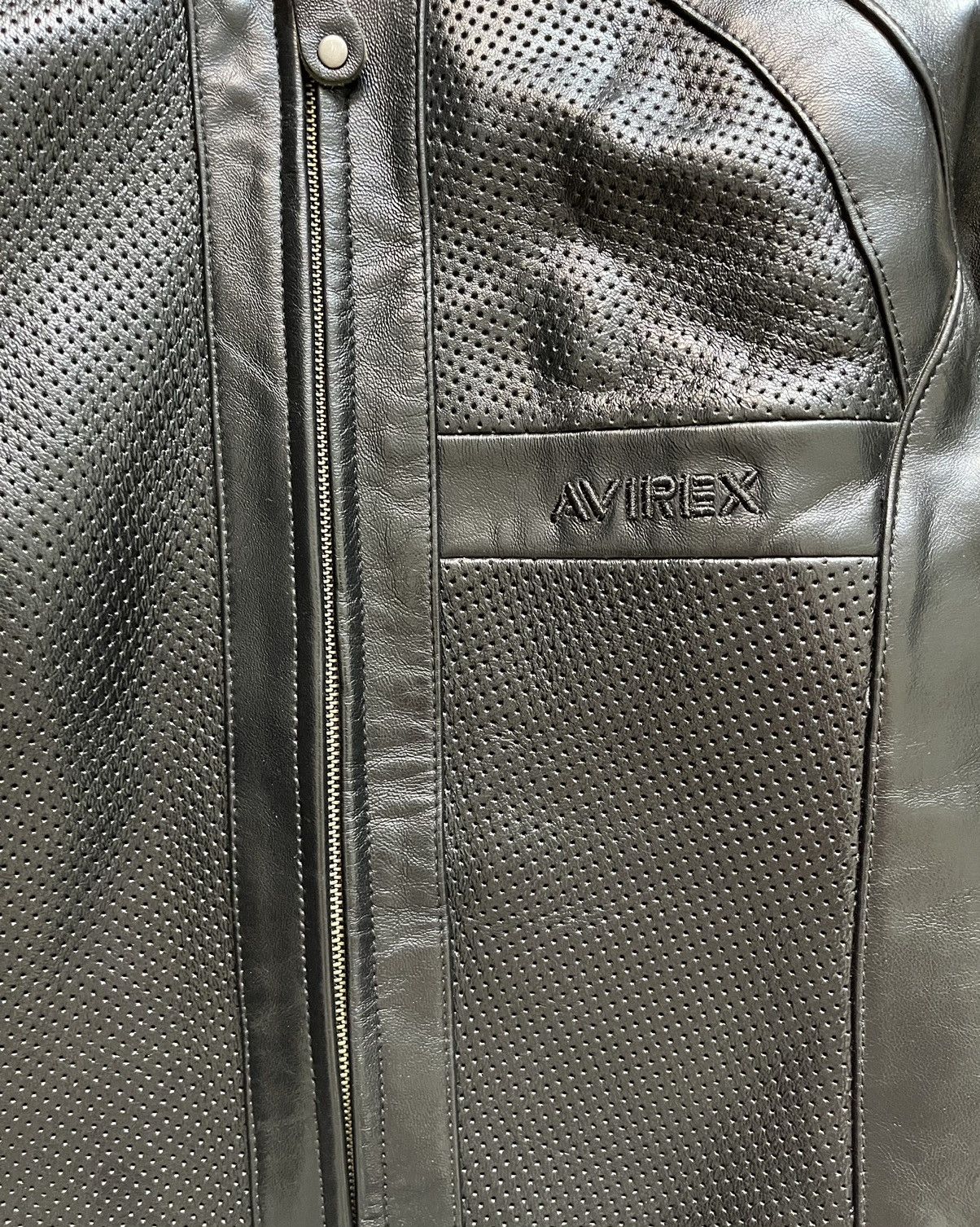 Avirex 1990s Avirex Leather Jacket Aviator Size M / US 6-8 / IT 42-44 - 2 Thumbnail