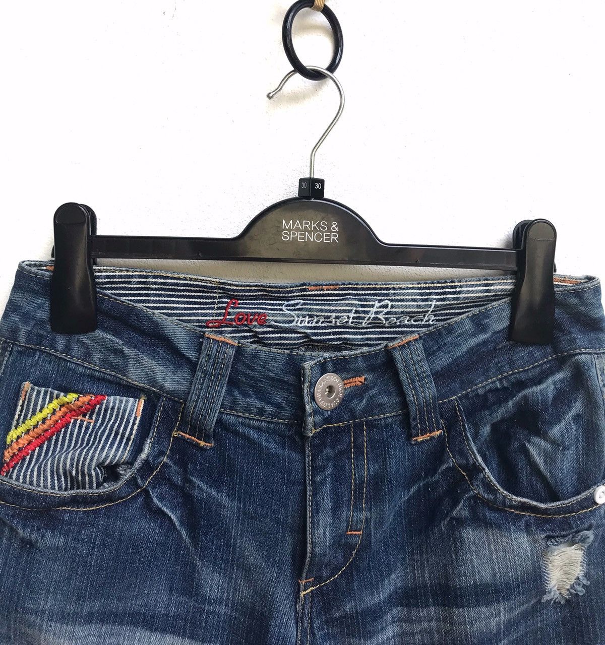 Japanese Brand 🔥Love Sunset Beach Styles Jeans Size US 28 / EU 44 - 8 Thumbnail