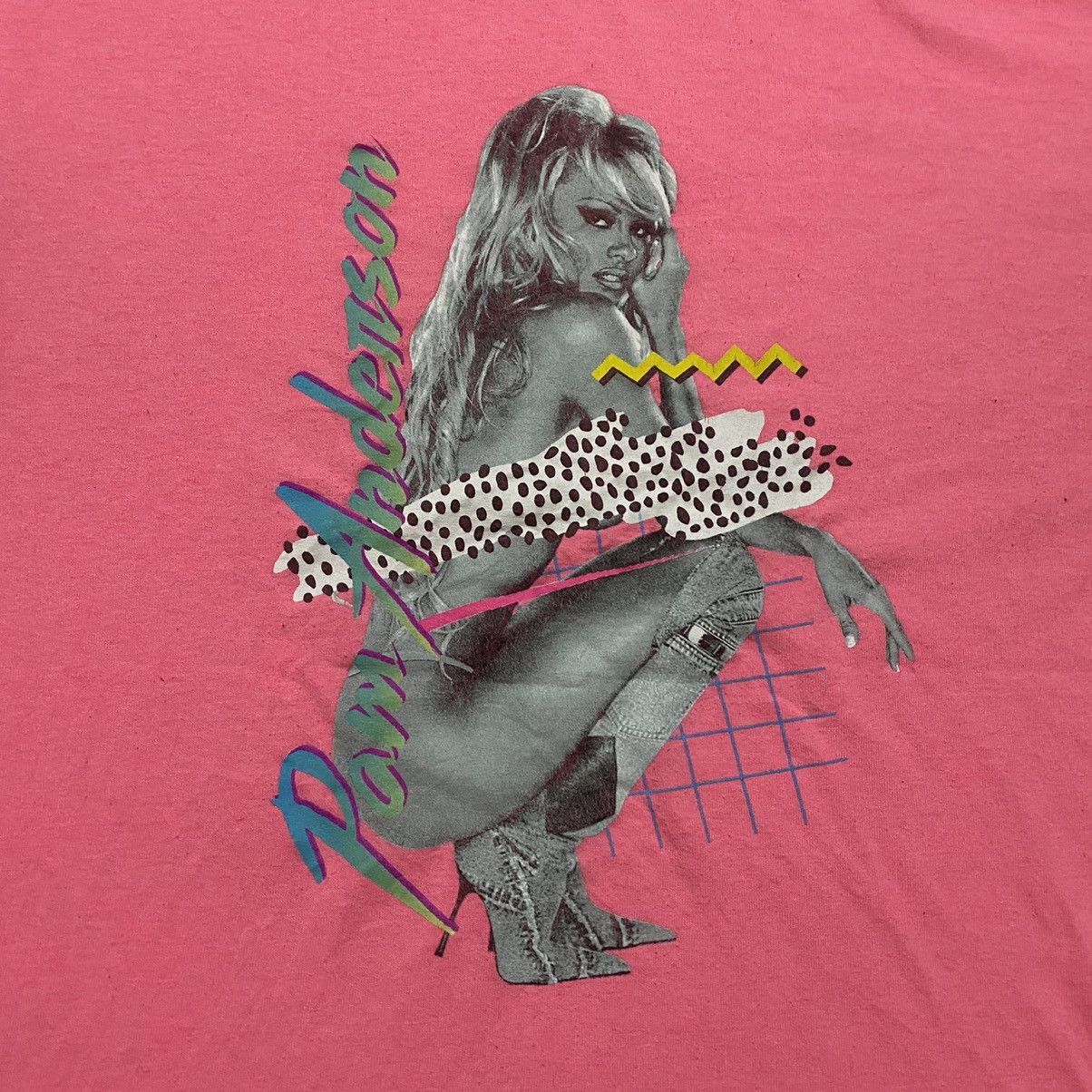 Vintage Vintage Pamela Anderson Naked Tee Size US L / EU 52-54 / 3 - 4 Thumbnail