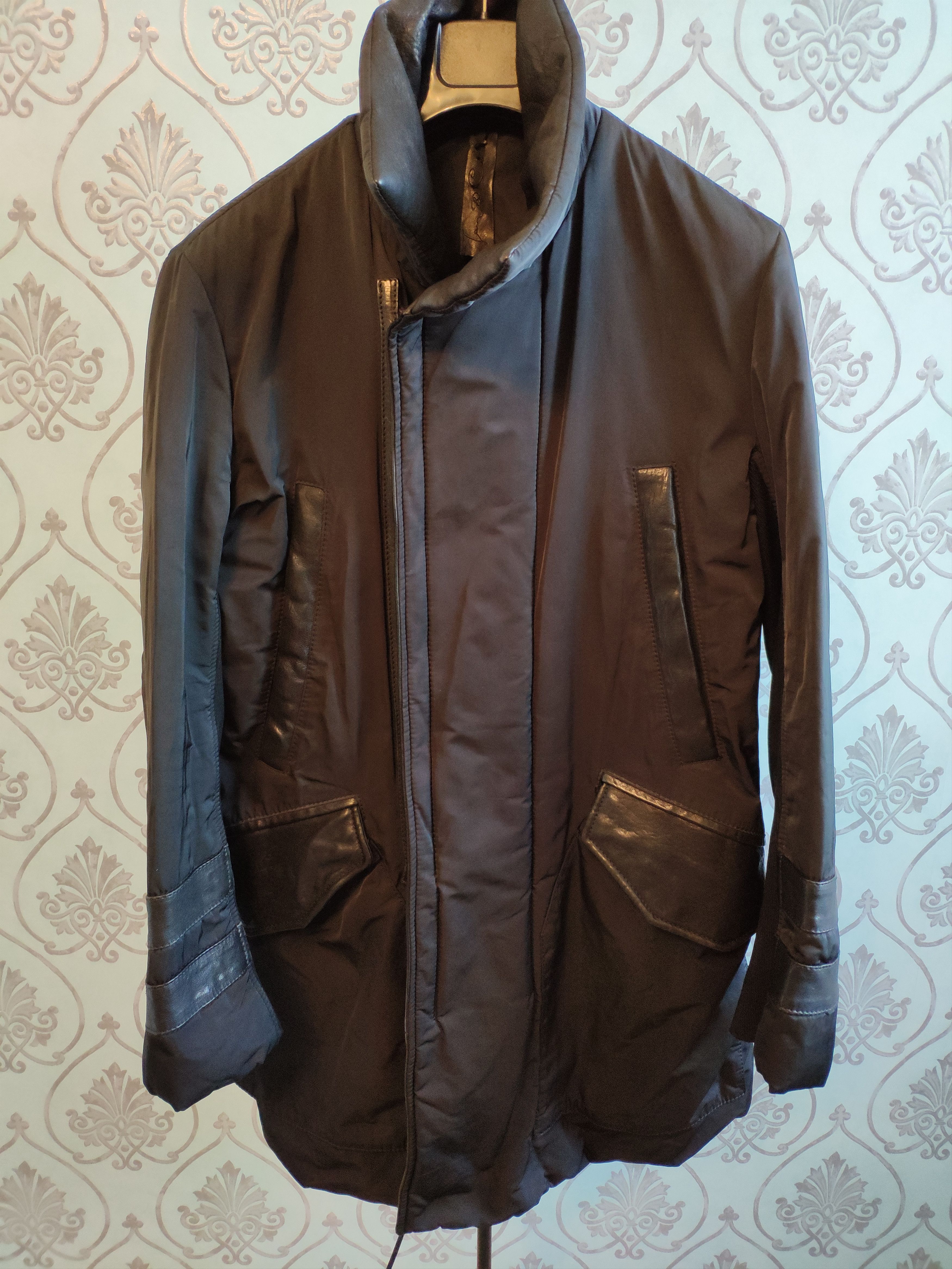 Other Leather and nylon long coat.Like Rick Owens or Julius Size US M / EU 48-50 / 2 - 2 Thumbnail