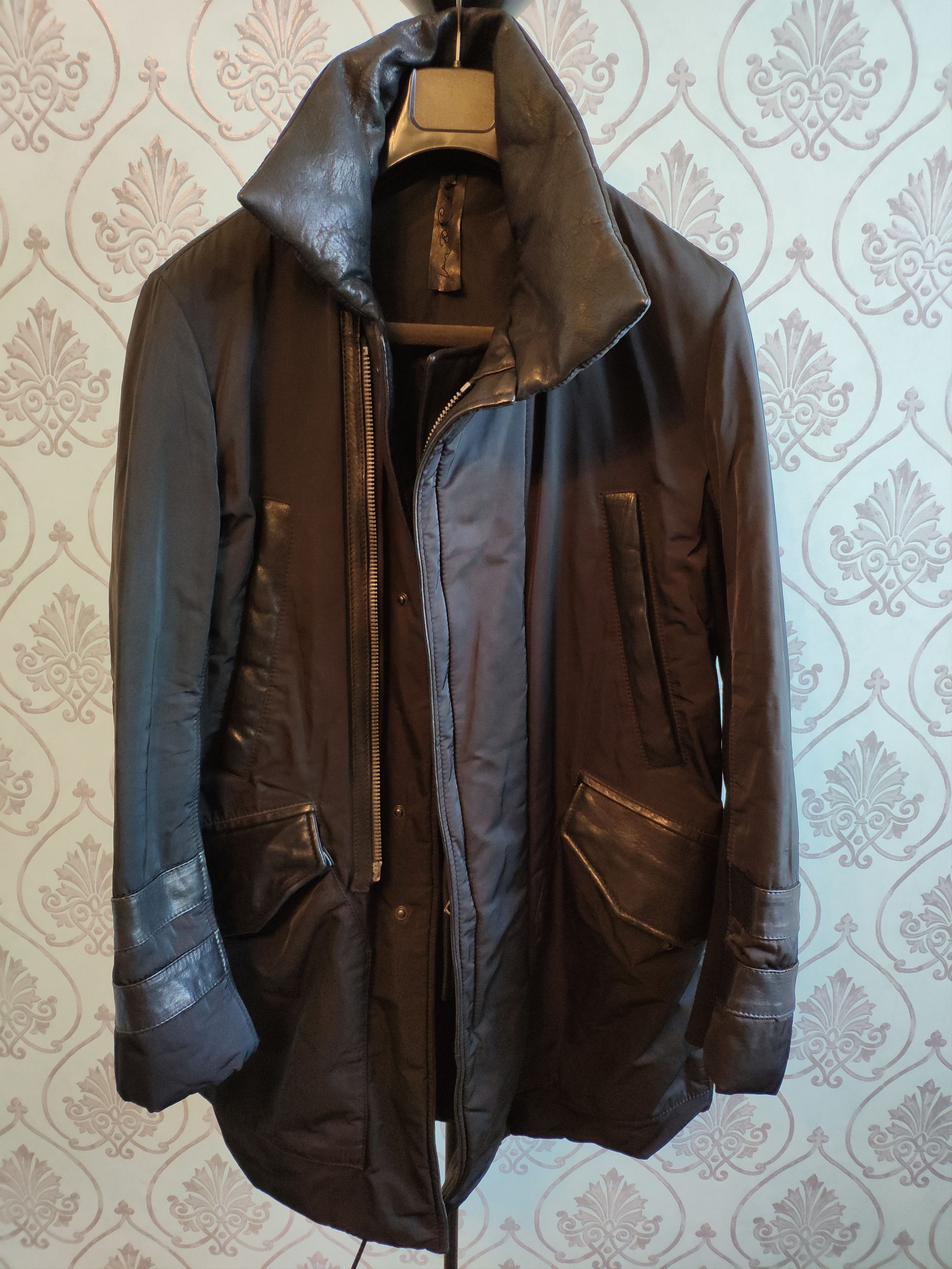 Other Leather and nylon long coat.Like Rick Owens or Julius Size US M / EU 48-50 / 2 - 1 Thumbnail