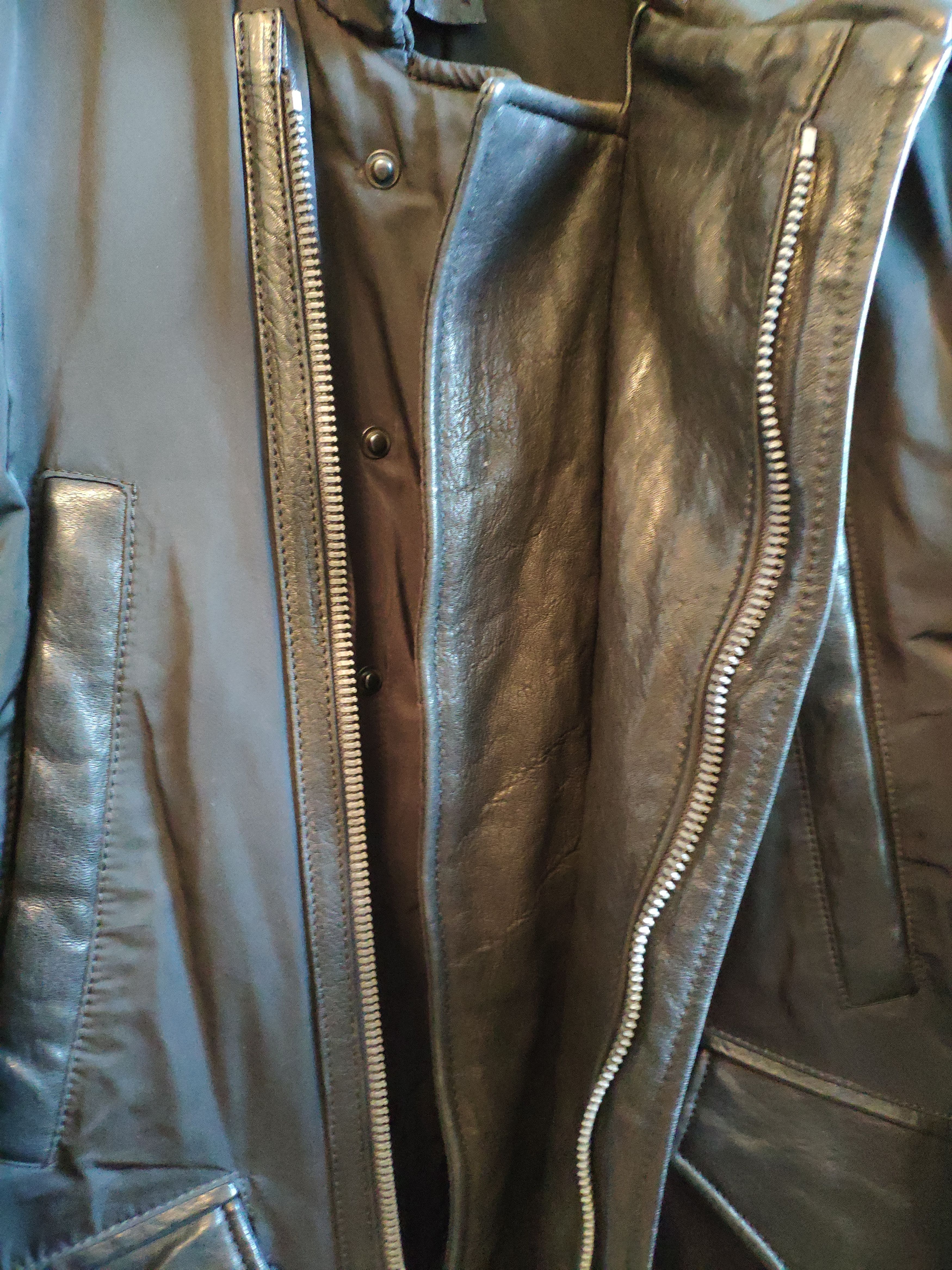 Other Leather and nylon long coat.Like Rick Owens or Julius Size US M / EU 48-50 / 2 - 5 Thumbnail