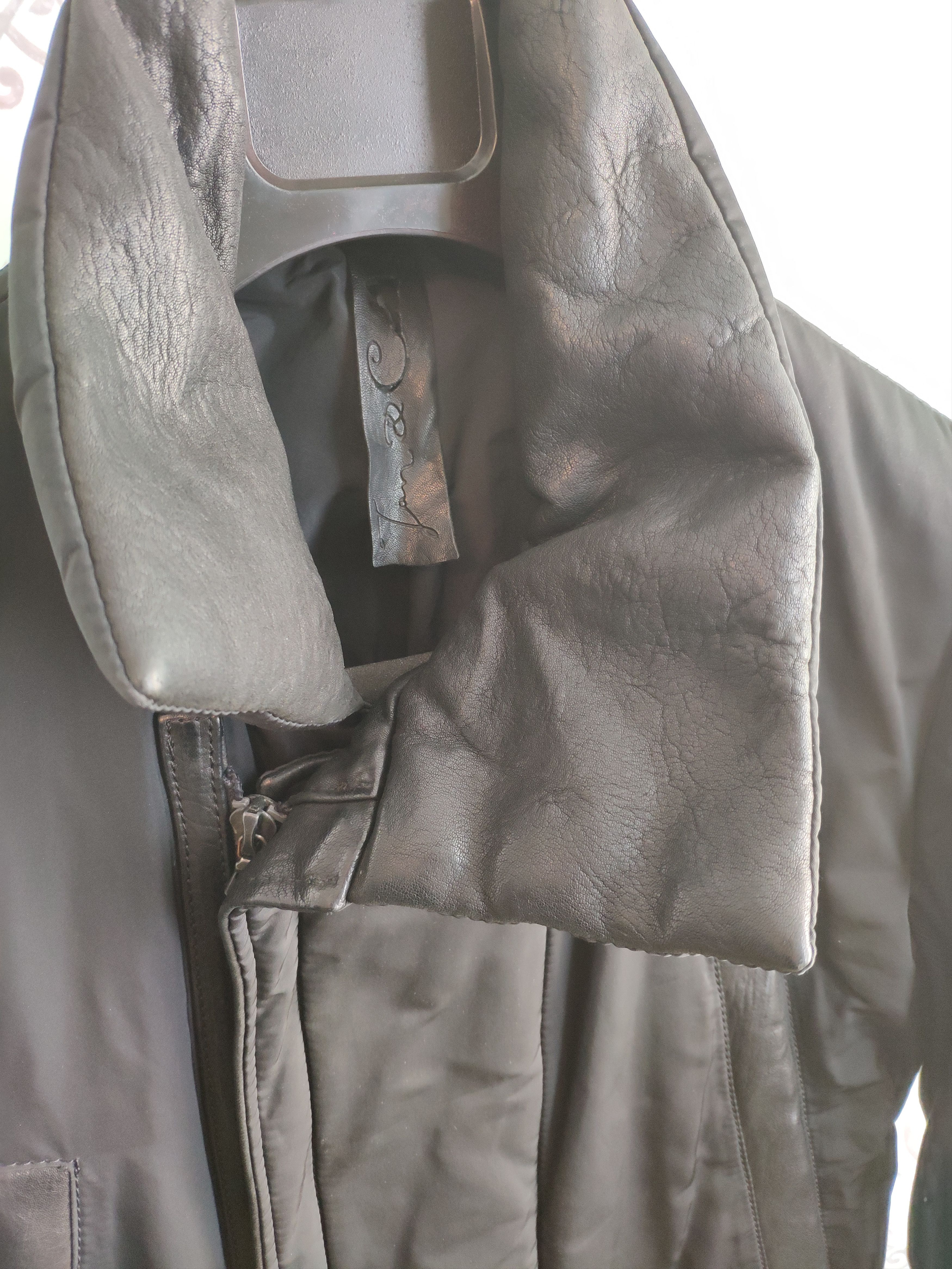 Other Leather and nylon long coat.Like Rick Owens or Julius Size US M / EU 48-50 / 2 - 3 Thumbnail