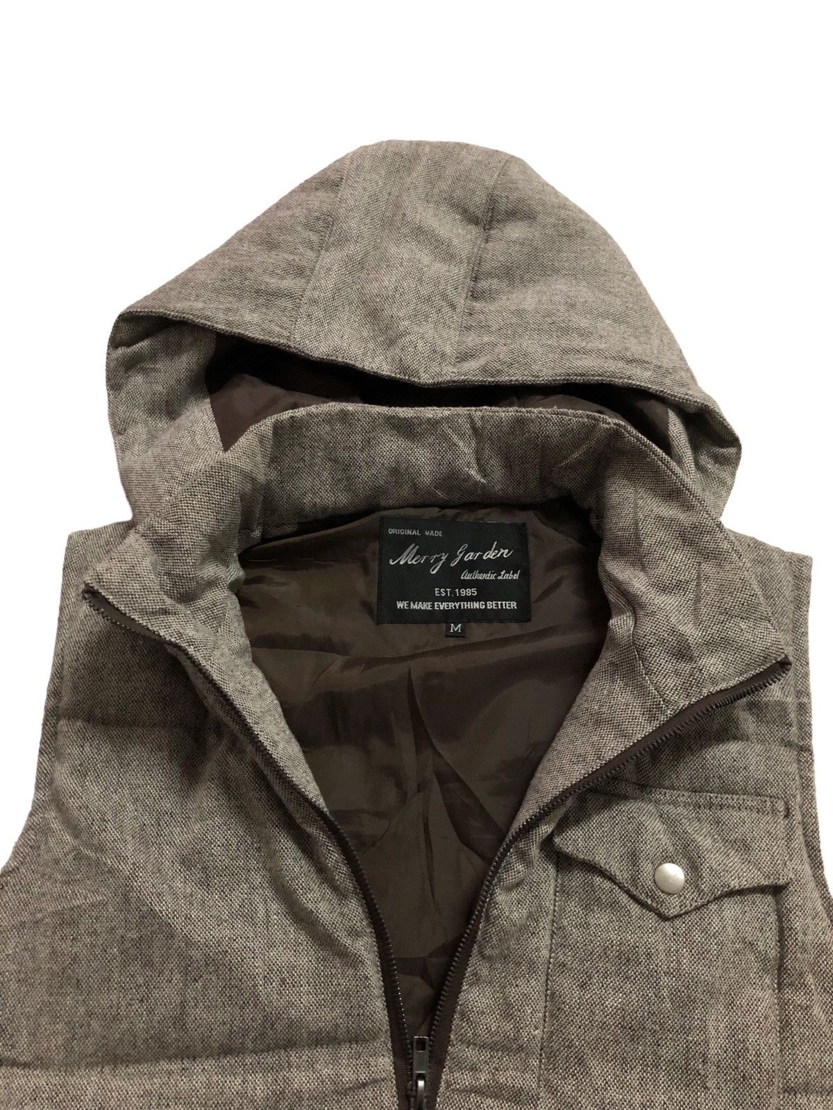 Designer × Japanese Brand Vintage Merry Garden Wool Hoodies Vests Size M / US 6-8 / IT 42-44 - 5 Thumbnail