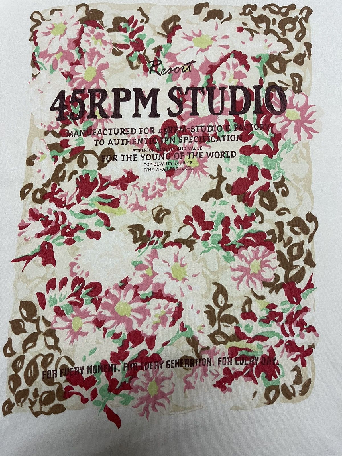 45rpm 45rpm studio flower tee Size US L / EU 52-54 / 3 - 4 Thumbnail