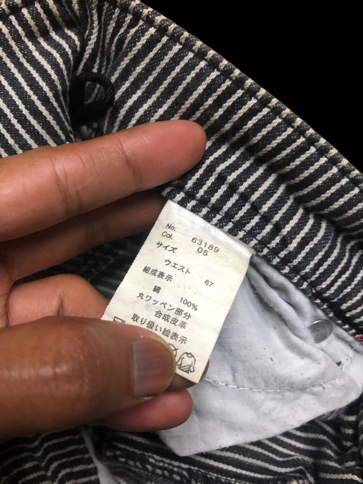 Hypebeast BACK & FAITH STRIPED RAILROAD PATCHES PANT Size US 31 - 5 Thumbnail