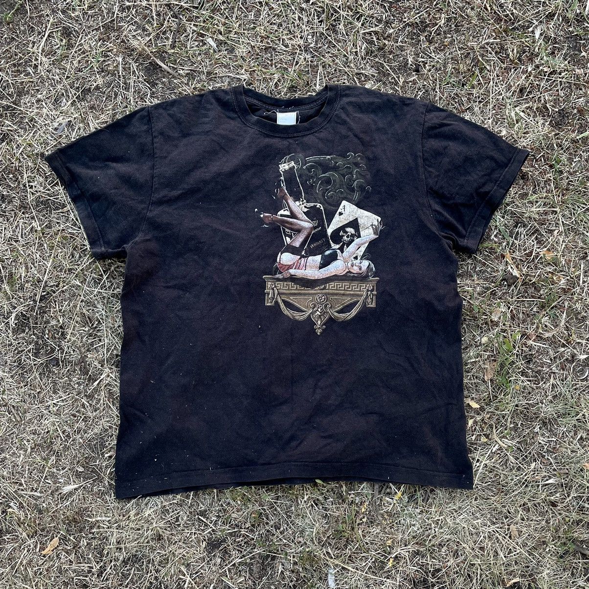 Vintage Vintage Y2K Graphic Tee Skull Horror Streetwear Dark Boxy M Size US M / EU 48-50 / 2 - 1 Thumbnail