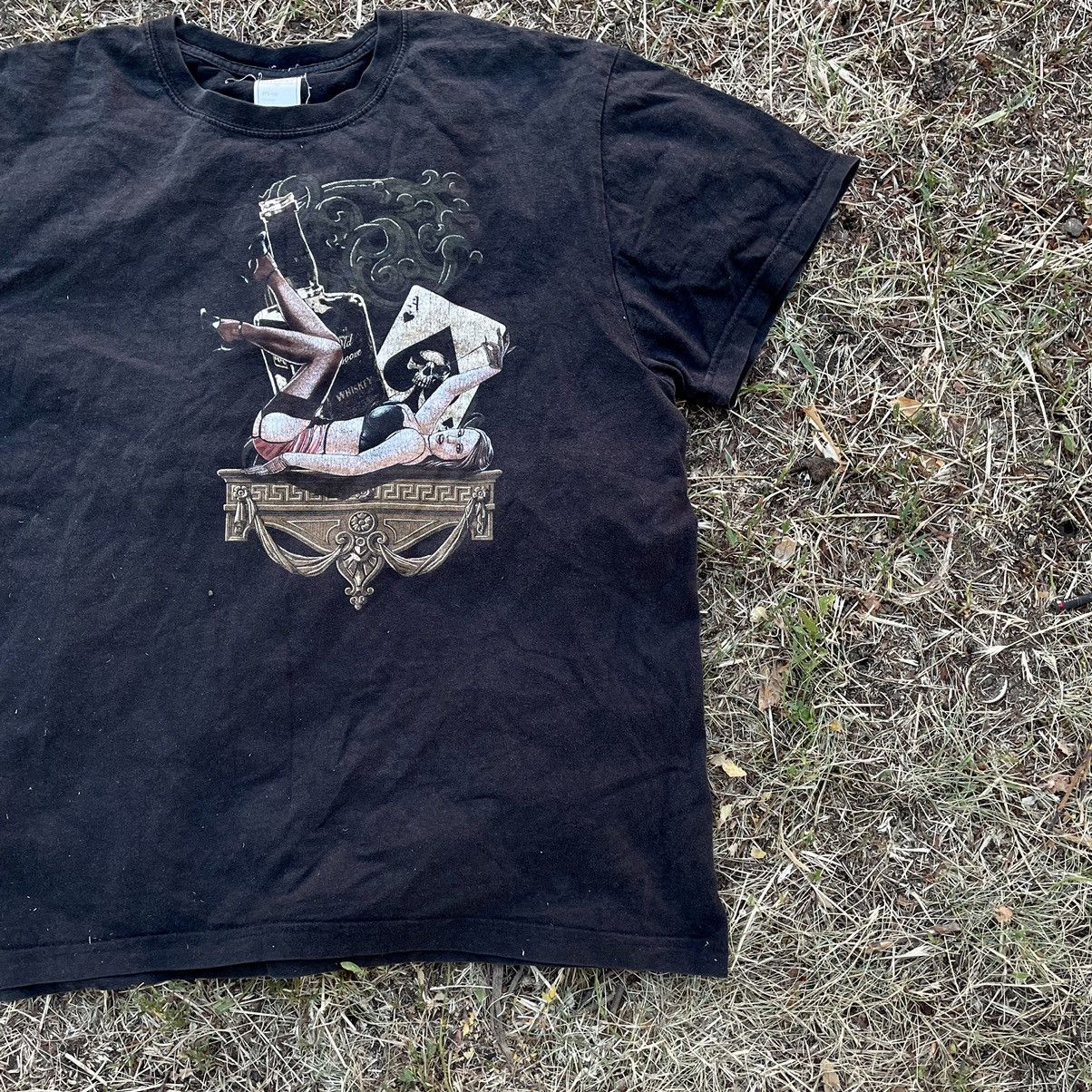 Vintage Vintage Y2K Graphic Tee Skull Horror Streetwear Dark Boxy M Size US M / EU 48-50 / 2 - 2 Thumbnail