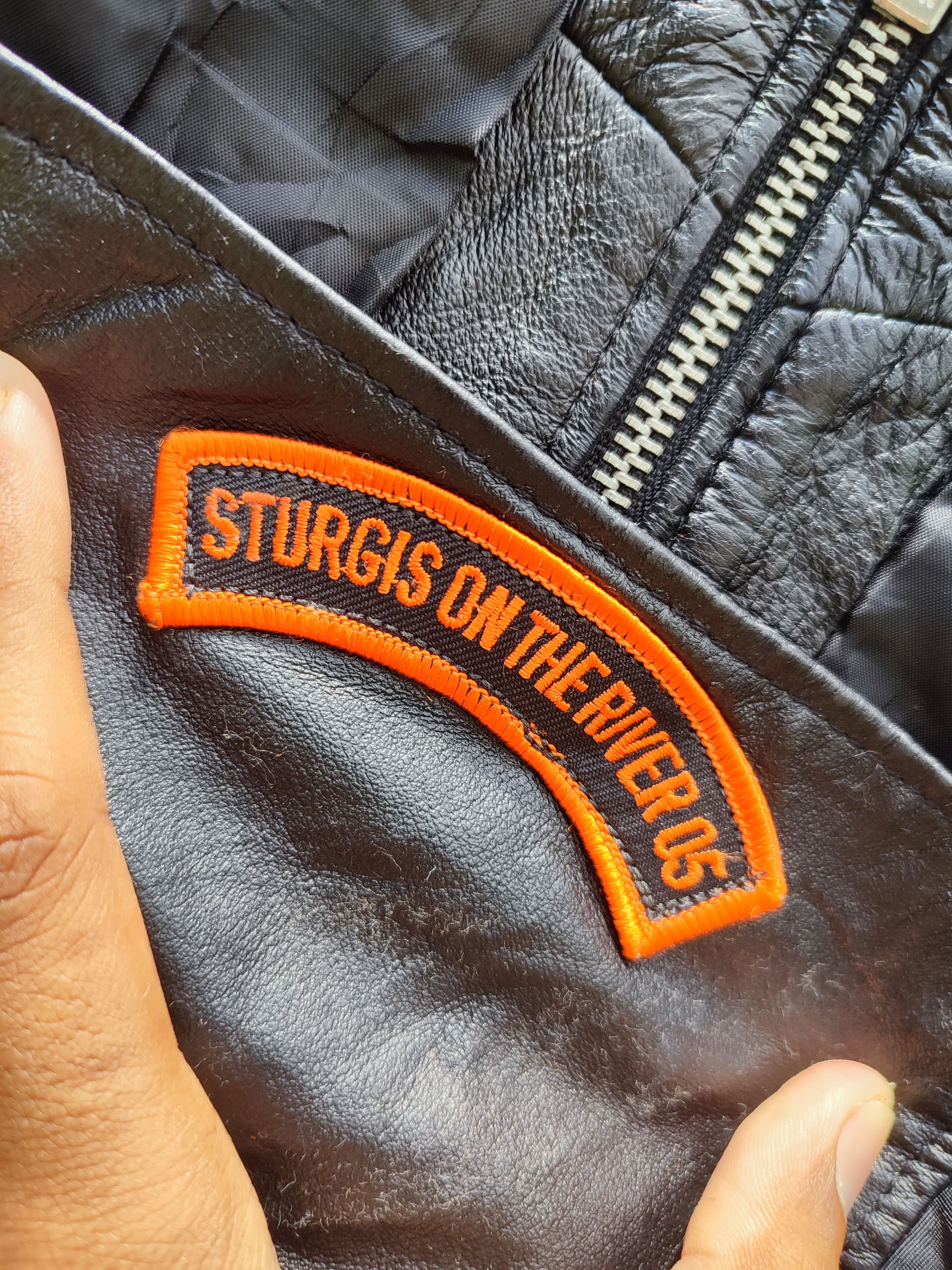 Designer × Leather Sturgis on the River 05 Leather Zip Vest (XS) Size US S / EU 44-46 / 1 - 3 Thumbnail