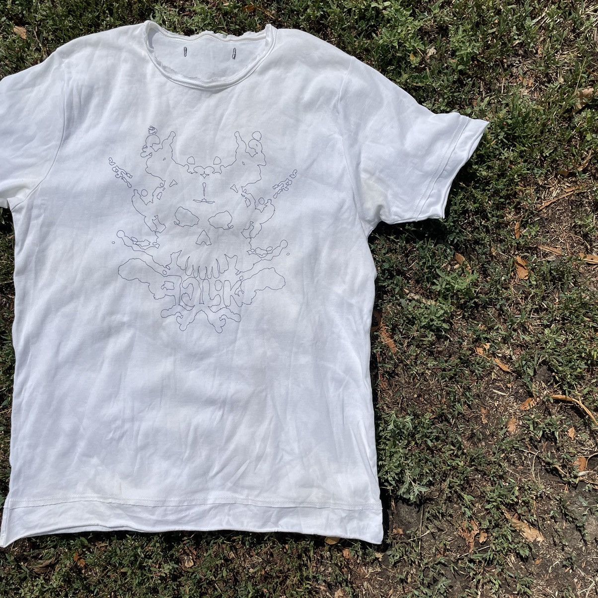 Vintage Vintage 90s Horror Graphic Tee Goth Streetwear Washed Grey M Size US M / EU 48-50 / 2 - 3 Thumbnail