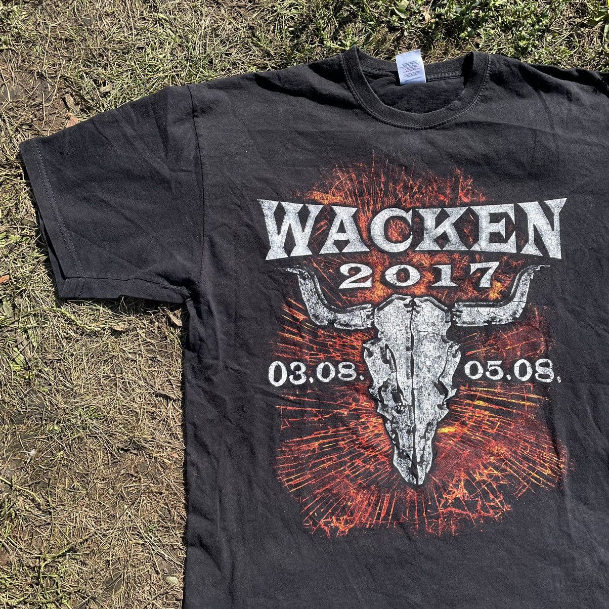 Vintage Vintage Y2K Wacken Graphic Tee Sun Faded Band Punk Rave XL Size US XL / EU 56 / 4 - 2 Thumbnail