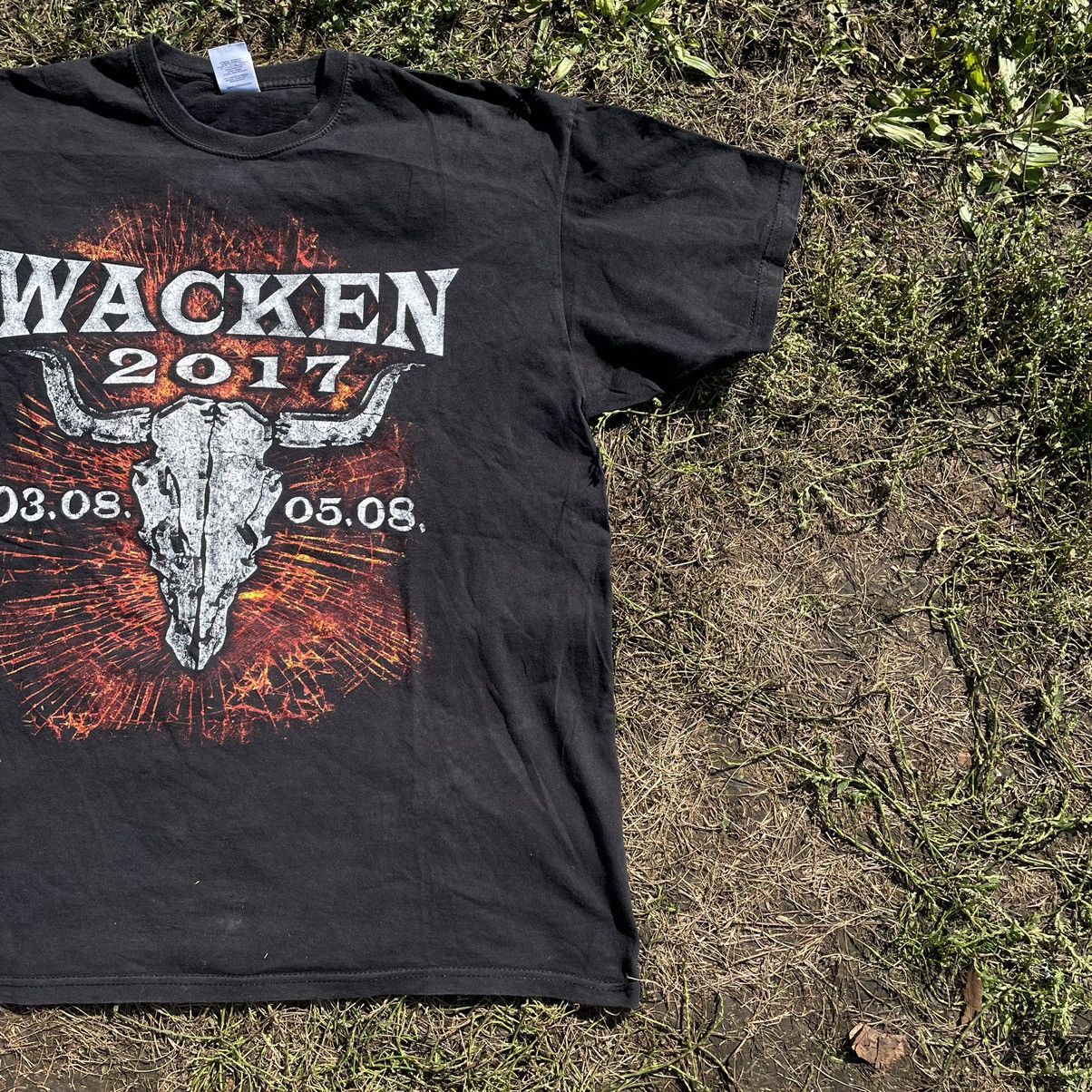 Vintage Vintage Y2K Wacken Graphic Tee Sun Faded Band Punk Rave XL Size US XL / EU 56 / 4 - 3 Thumbnail