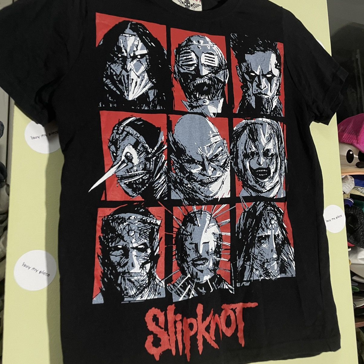 Vintage Vintage Y2K Slipknot Band Tee Graphic Shirt Dark Grunge XS Size US XS / EU 42 / 0 - 4 Thumbnail