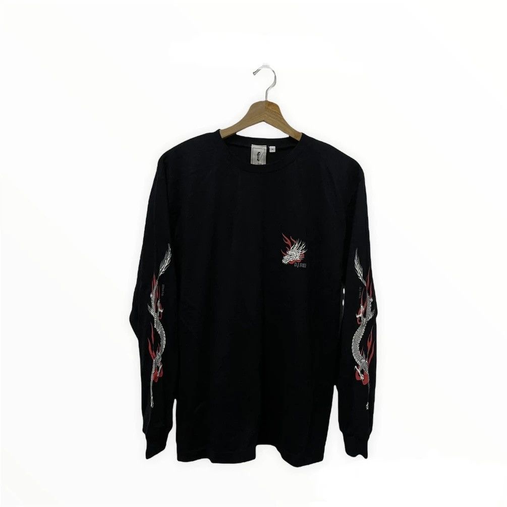 Dragonfly × Japanese Brand × Vintage Vintage Dragon Tattoo Style Print Graphic Long Sleeve Size US M / EU 48-50 / 2 - 3 Thumbnail