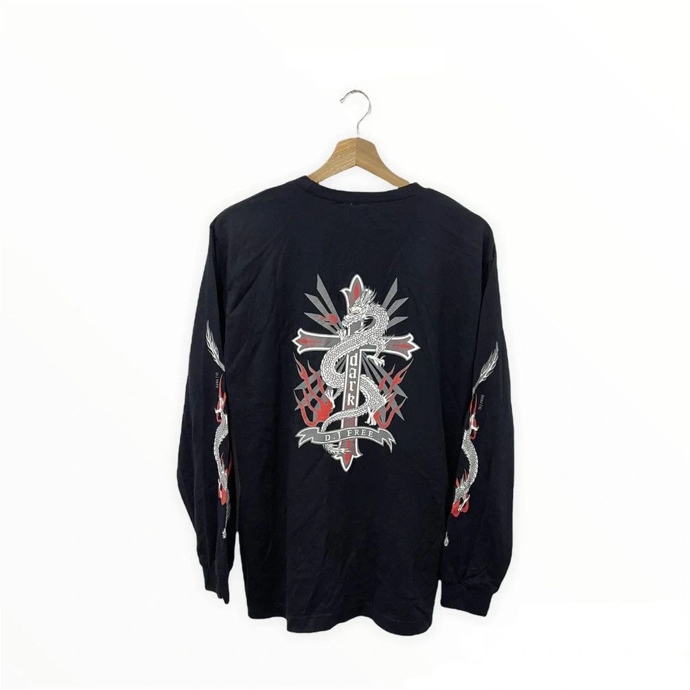 Dragonfly × Japanese Brand × Vintage Vintage Dragon Tattoo Style Print Graphic Long Sleeve Size US M / EU 48-50 / 2 - 1 Thumbnail