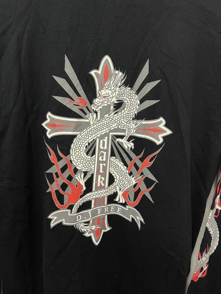 Dragonfly × Japanese Brand × Vintage Vintage Dragon Tattoo Style Print Graphic Long Sleeve Size US M / EU 48-50 / 2 - 2 Thumbnail