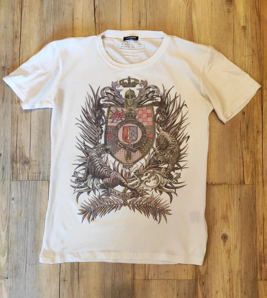 Balmain SS16 Decarnin Printed tee.Like Gucci or Dior Size US S / EU 44-46 / 1 - 2 Thumbnail