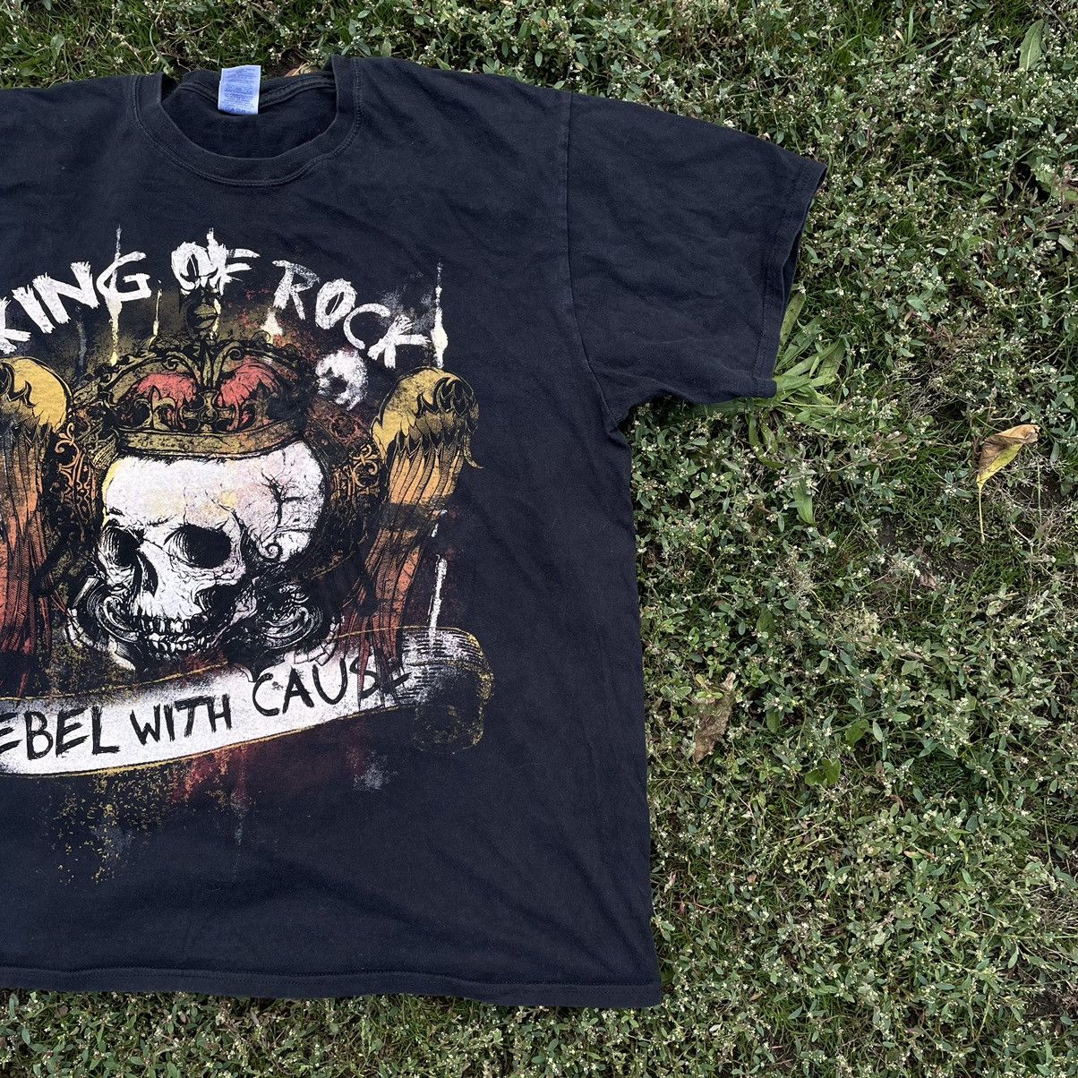 Vintage Vintage Y2K Sun Faded Graphic Skull Band Tee Grunge Boxy XL Size US XL / EU 56 / 4 - 2 Thumbnail