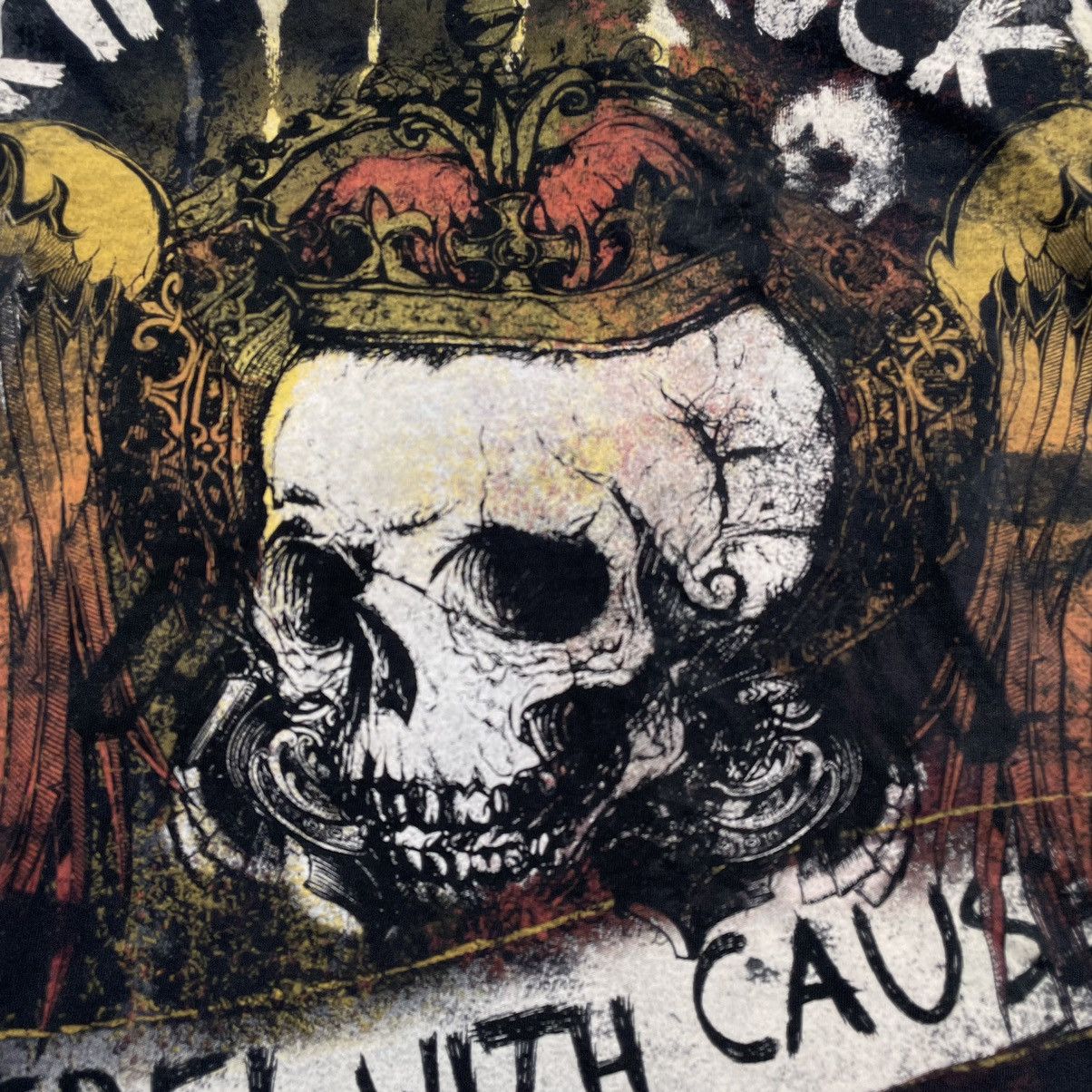 Vintage Vintage Y2K Sun Faded Graphic Skull Band Tee Grunge Boxy XL Size US XL / EU 56 / 4 - 5 Thumbnail