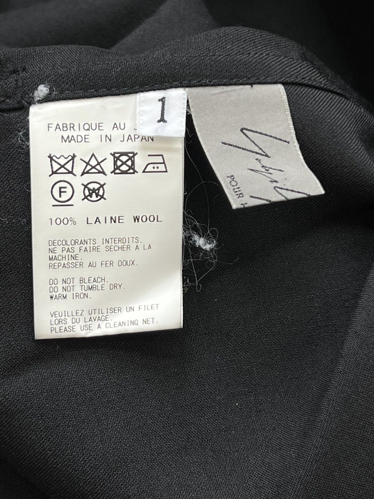 Yohji Yamamoto Yohji Pour Homme Wool Gab Shirt Jacket Size US L / EU 52-54 / 3 - 9 Thumbnail