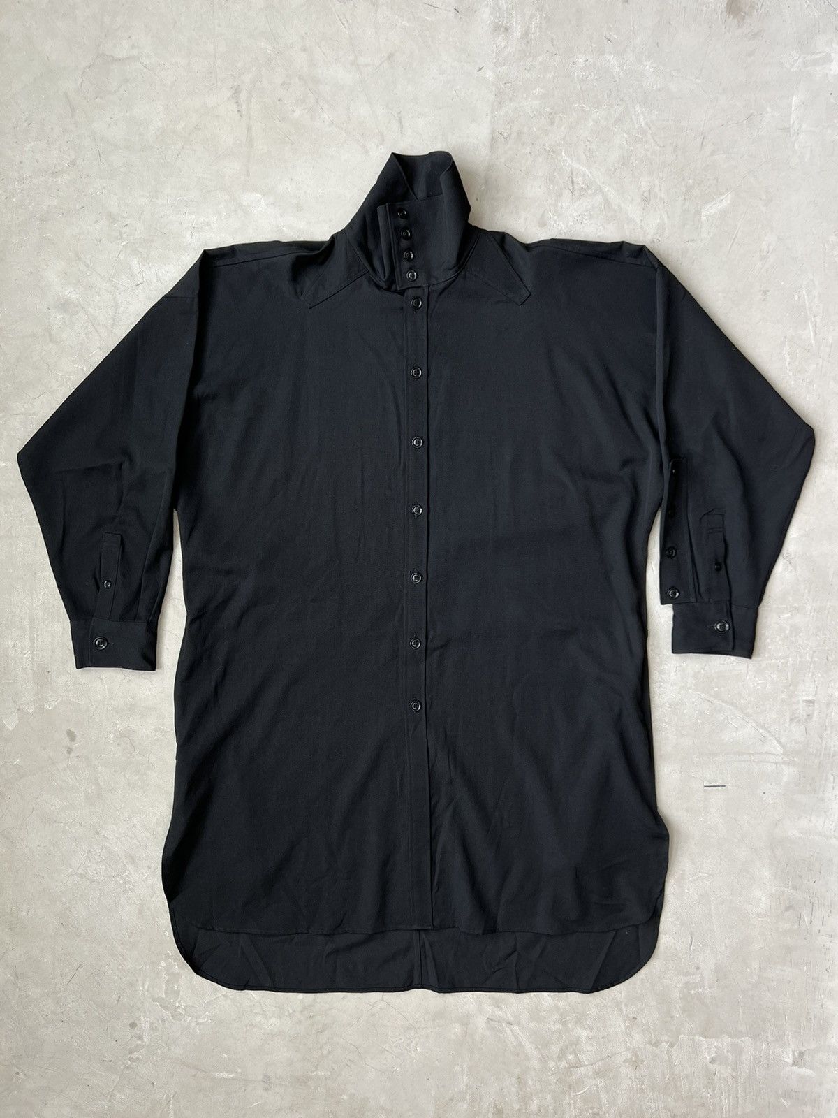 Yohji Yamamoto Yohji Pour Homme Wool Gab Shirt Jacket Size US L / EU 52-54 / 3 - 3 Thumbnail