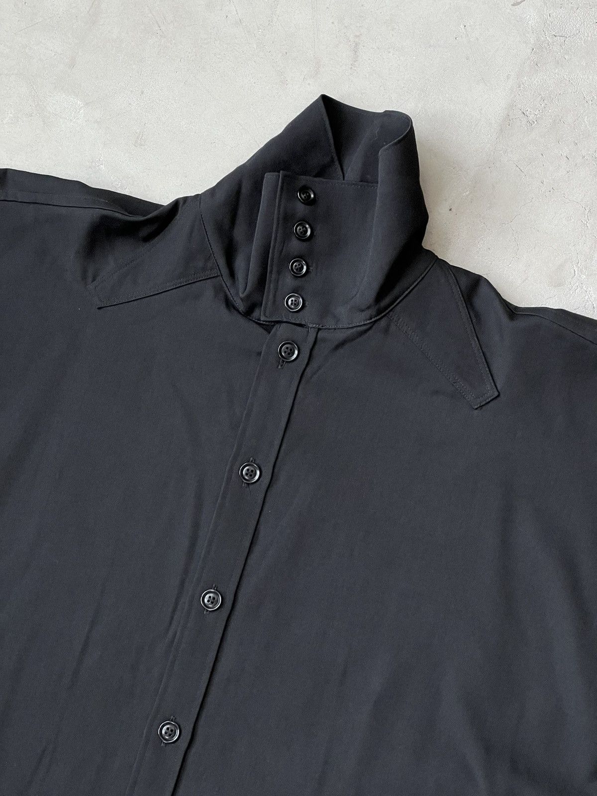 Yohji Yamamoto Yohji Pour Homme Wool Gab Shirt Jacket Size US L / EU 52-54 / 3 - 4 Thumbnail