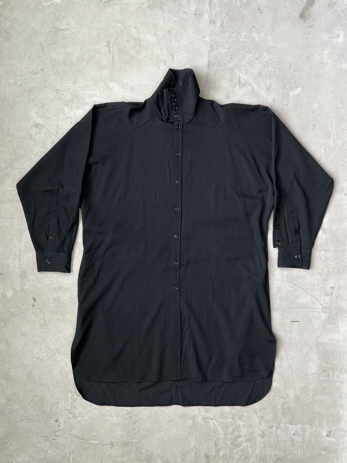 Yohji Yamamoto Yohji Pour Homme Wool Gab Shirt Jacket Size US L / EU 52-54 / 3 - 1 Thumbnail