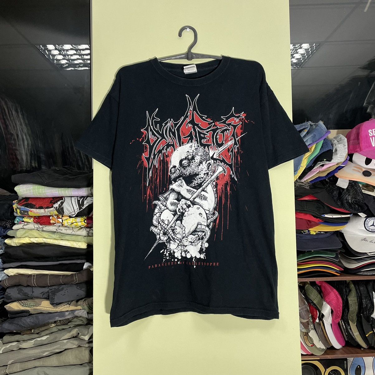 Vintage Vintage Y2K Graphic Tee Skull Horror Rock Band Black Baggy L Size US L / EU 52-54 / 3 - 1 Thumbnail