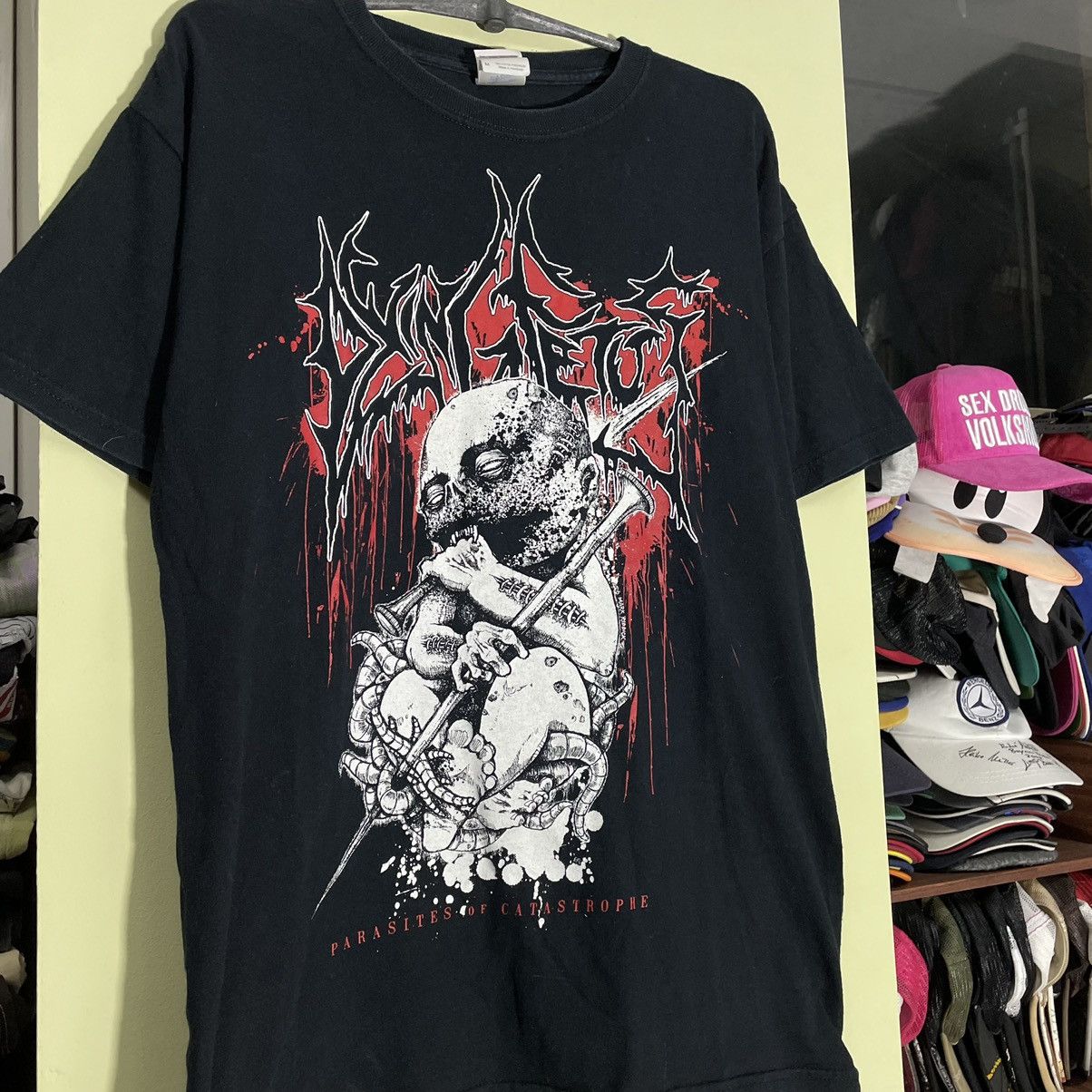 Vintage Vintage Y2K Graphic Tee Skull Horror Rock Band Black Baggy L Size US L / EU 52-54 / 3 - 4 Thumbnail