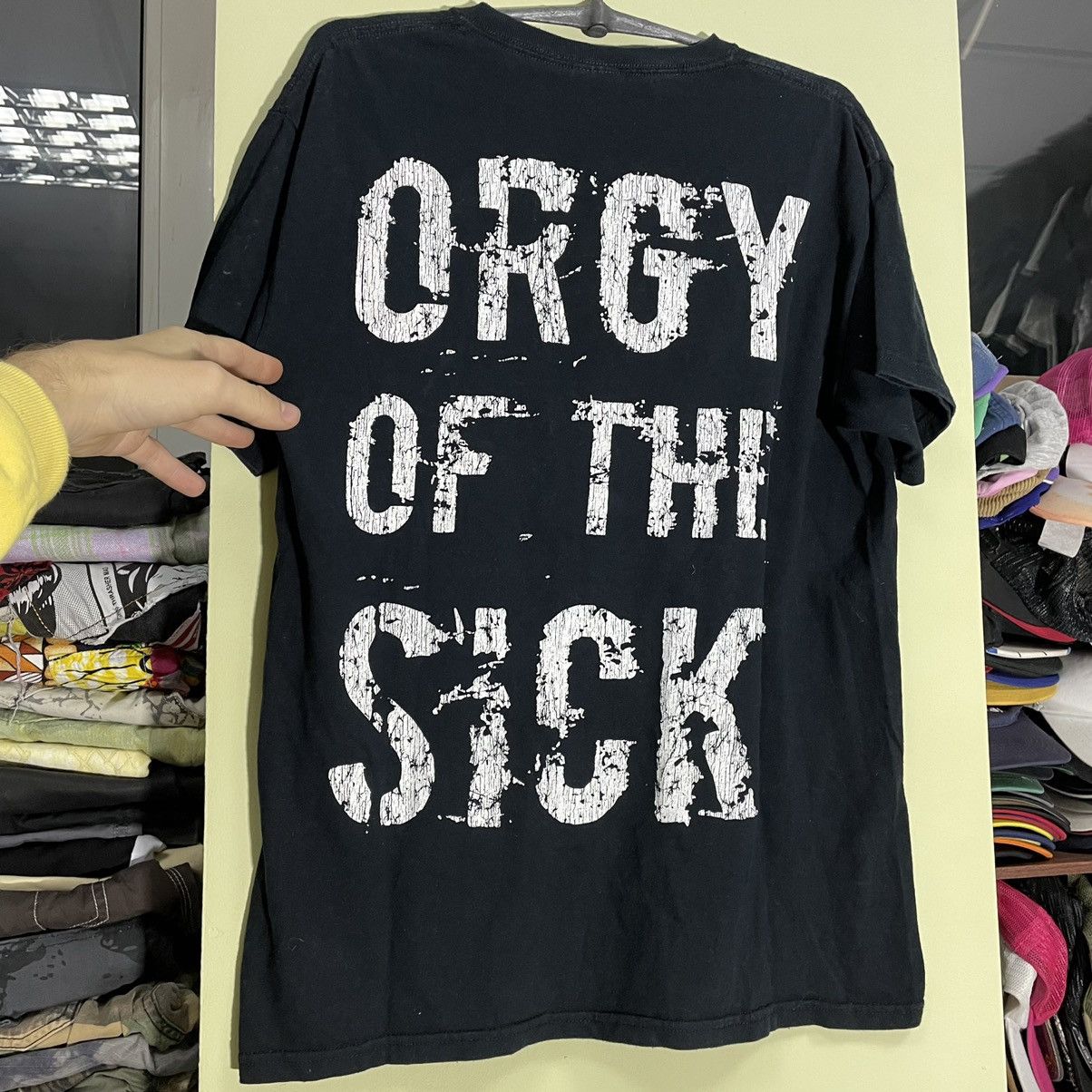 Vintage Vintage Y2K Graphic Tee Skull Horror Rock Band Black Baggy L Size US L / EU 52-54 / 3 - 6 Thumbnail