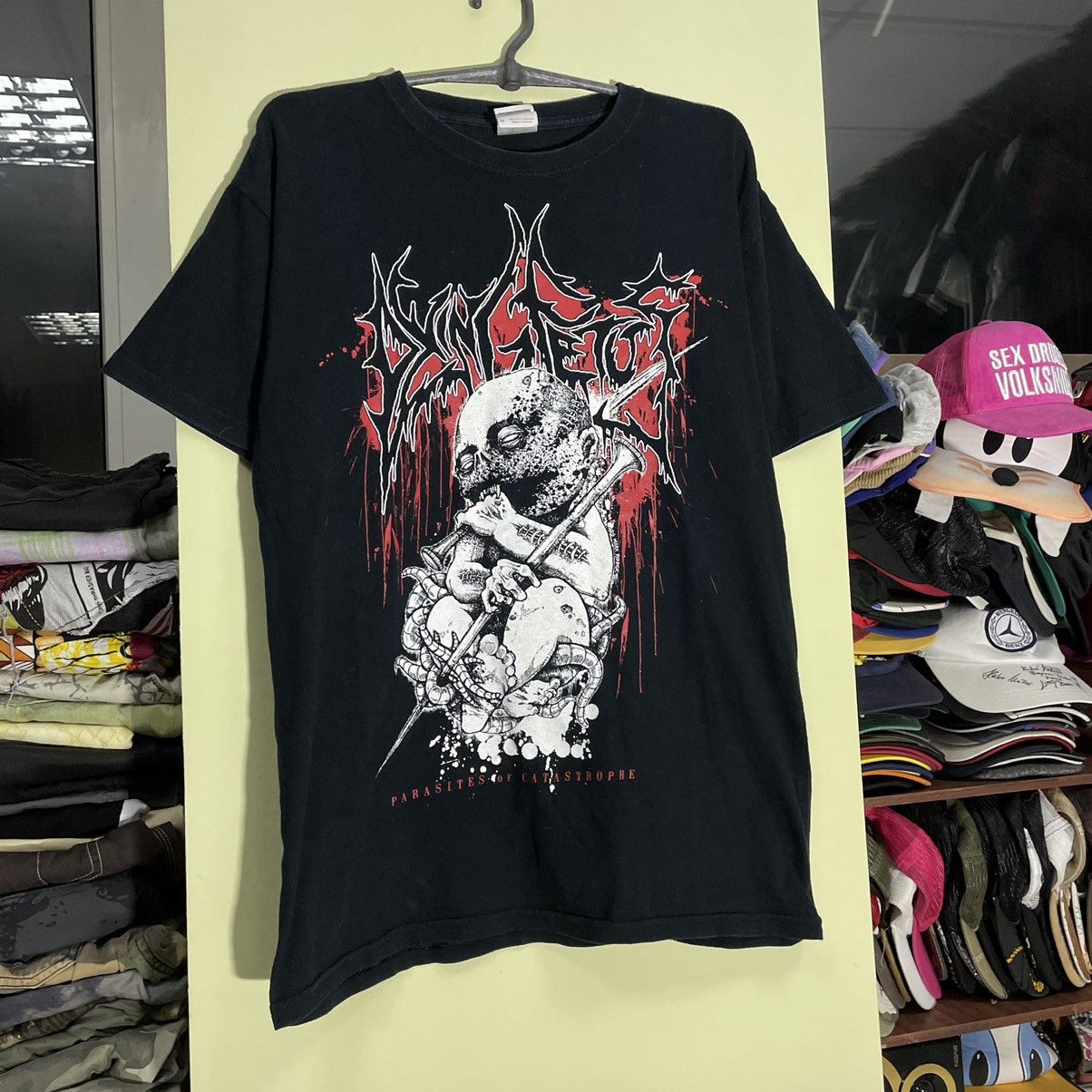 Vintage Vintage Y2K Graphic Tee Skull Horror Rock Band Black Baggy L Size US L / EU 52-54 / 3 - 3 Thumbnail