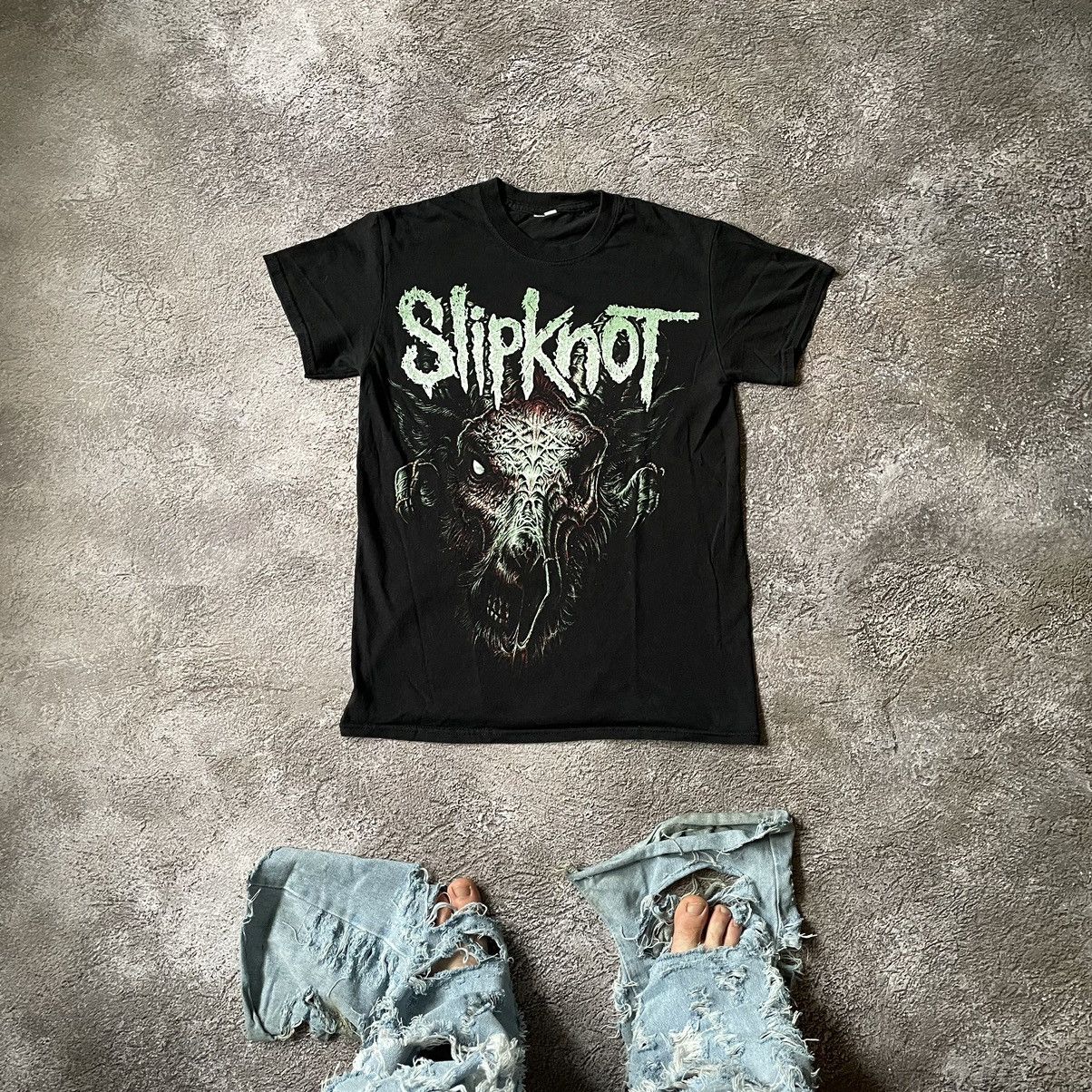 Vintage Vintage Y2K Slipknot Band Tee Graphic Grunge Horror Baggy S Size US S / EU 44-46 / 1 - 1 Thumbnail