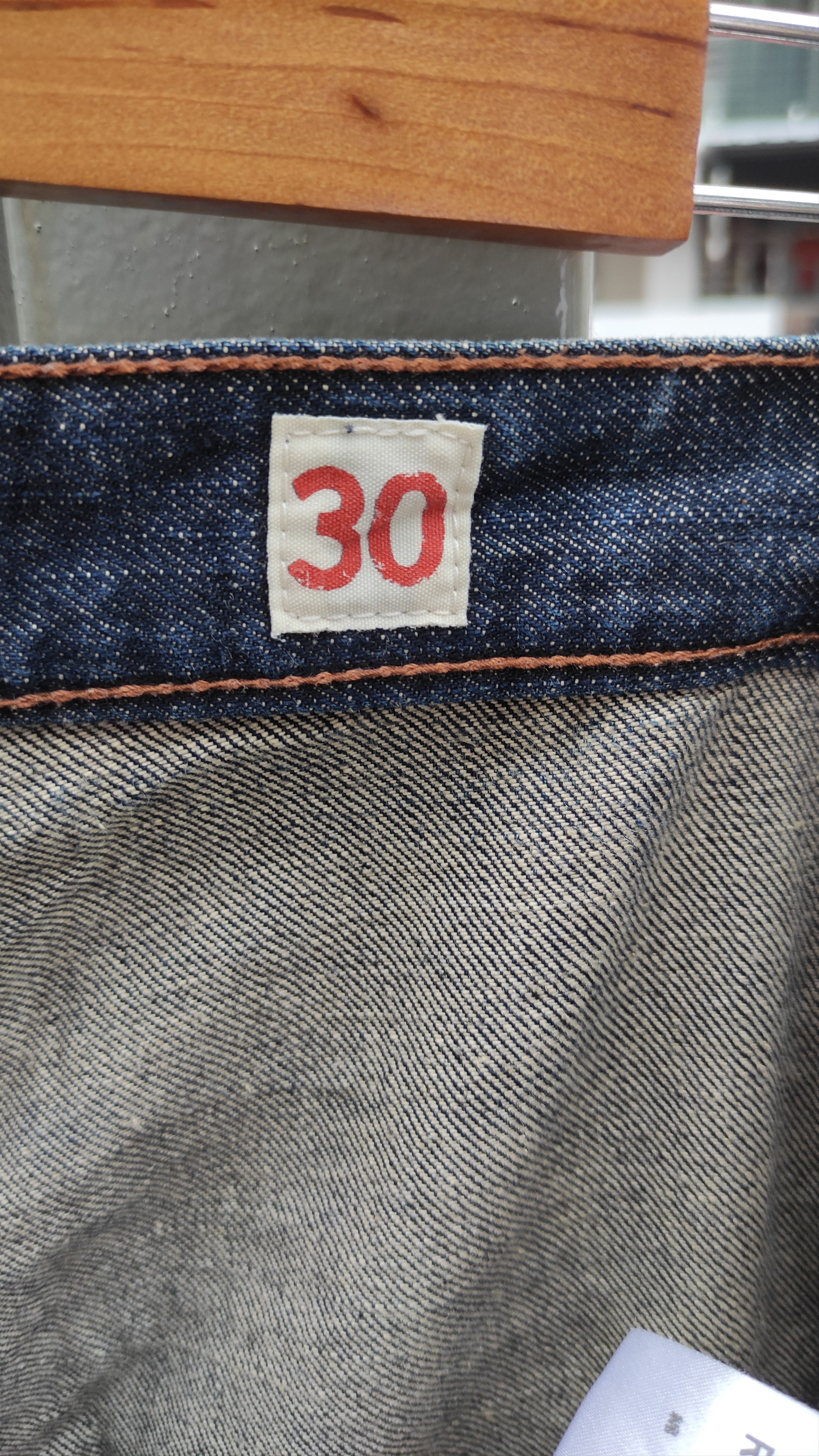 If Six Was Nine × Japanese Brand RUSH HOURS Double Waist Straight Cut Denim Jeans Size US 31 - 5 Thumbnail