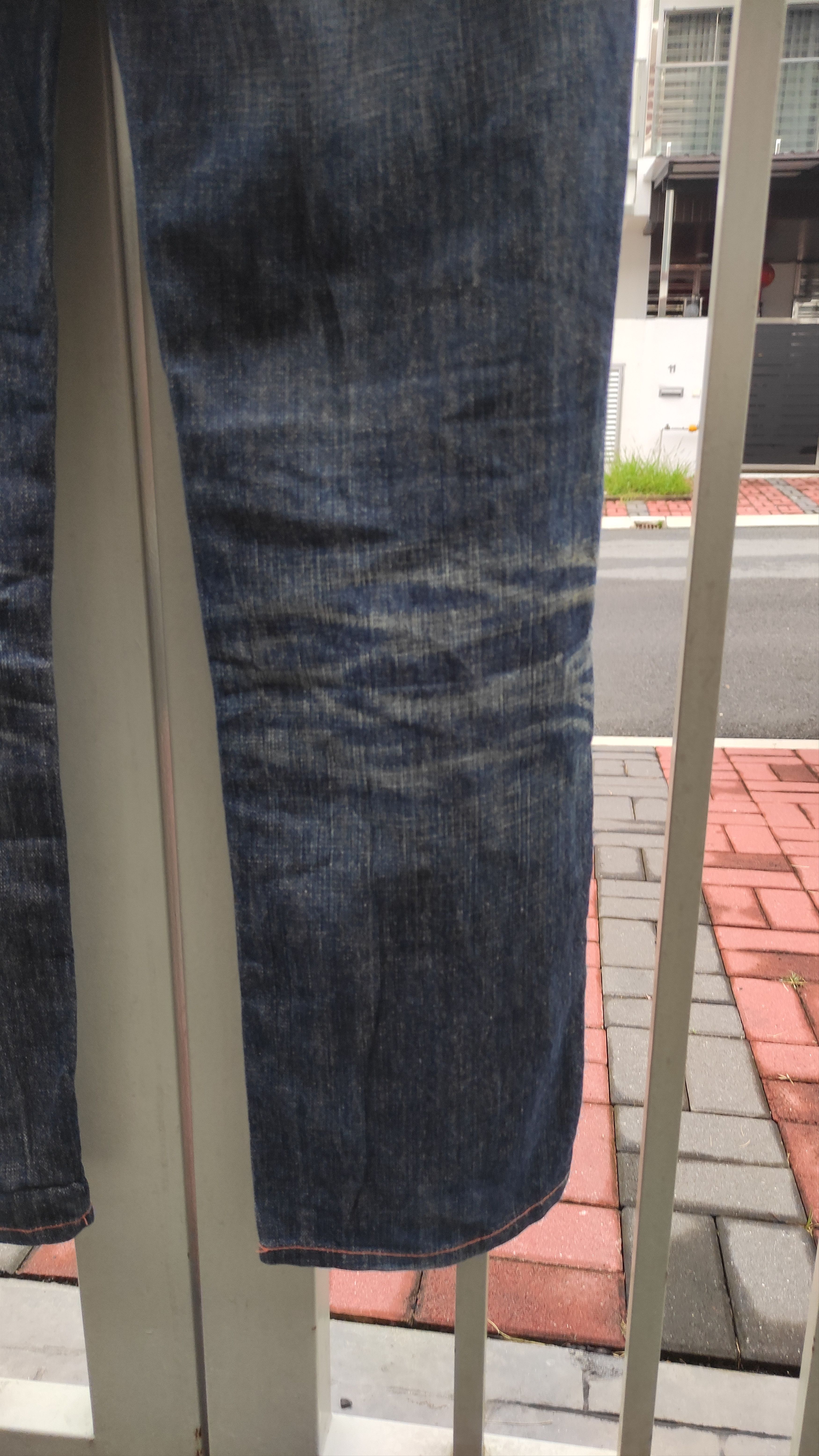 If Six Was Nine × Japanese Brand RUSH HOURS Double Waist Straight Cut Denim Jeans Size US 31 - 7 Thumbnail