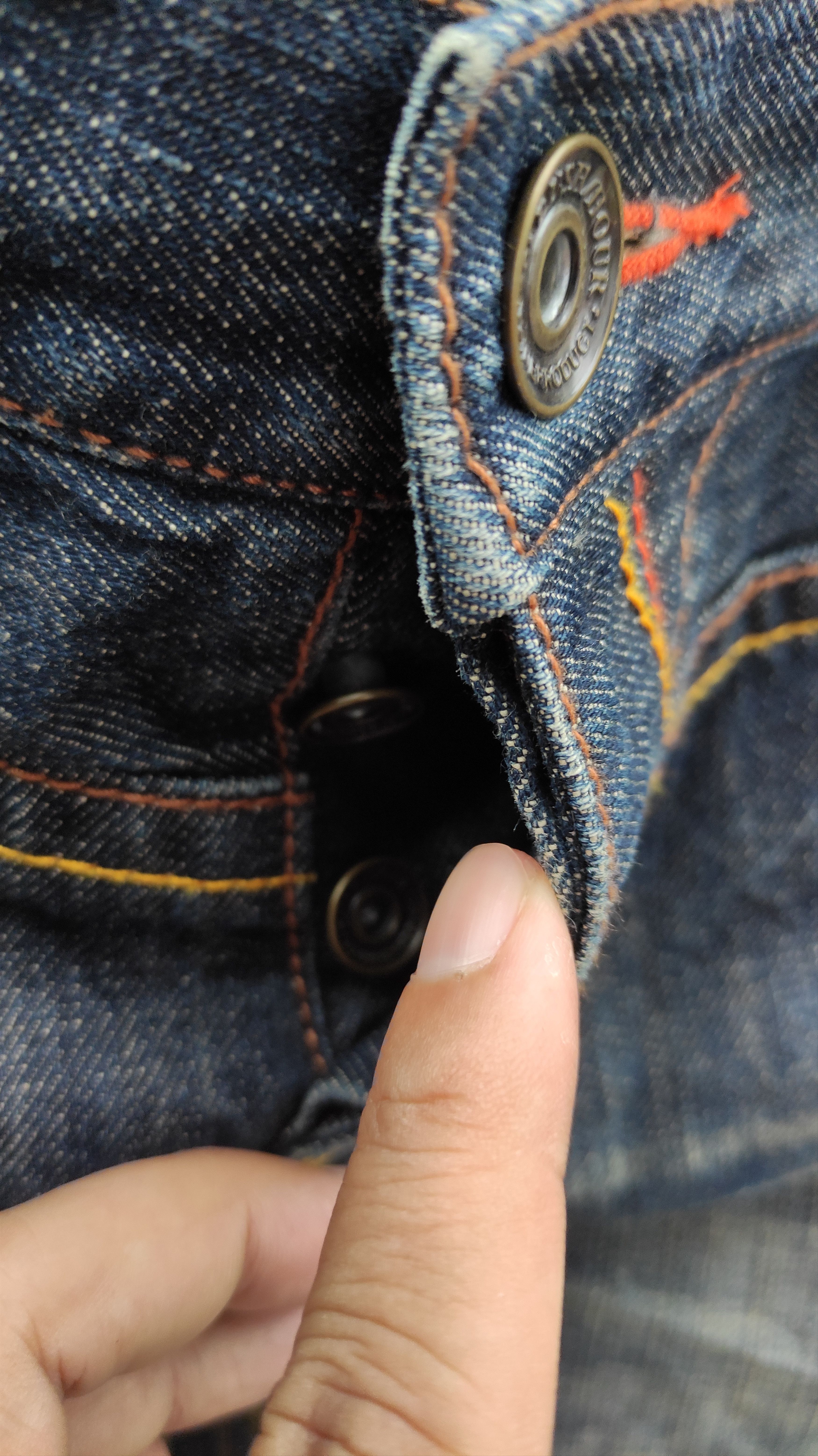If Six Was Nine × Japanese Brand RUSH HOURS Double Waist Straight Cut Denim Jeans Size US 31 - 13 Thumbnail