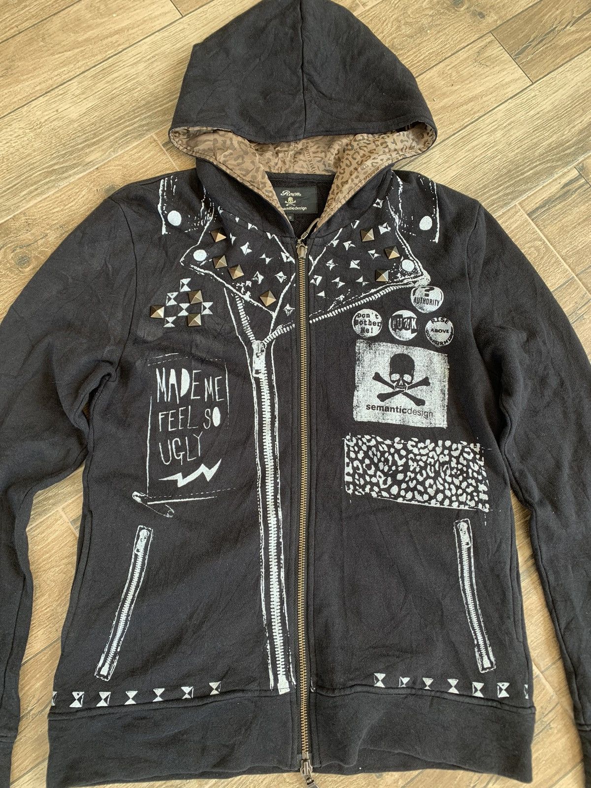 Japanese Brand Roen x Semantic Design Hoodie Size US S / EU 44-46 / 1 - 2 Thumbnail