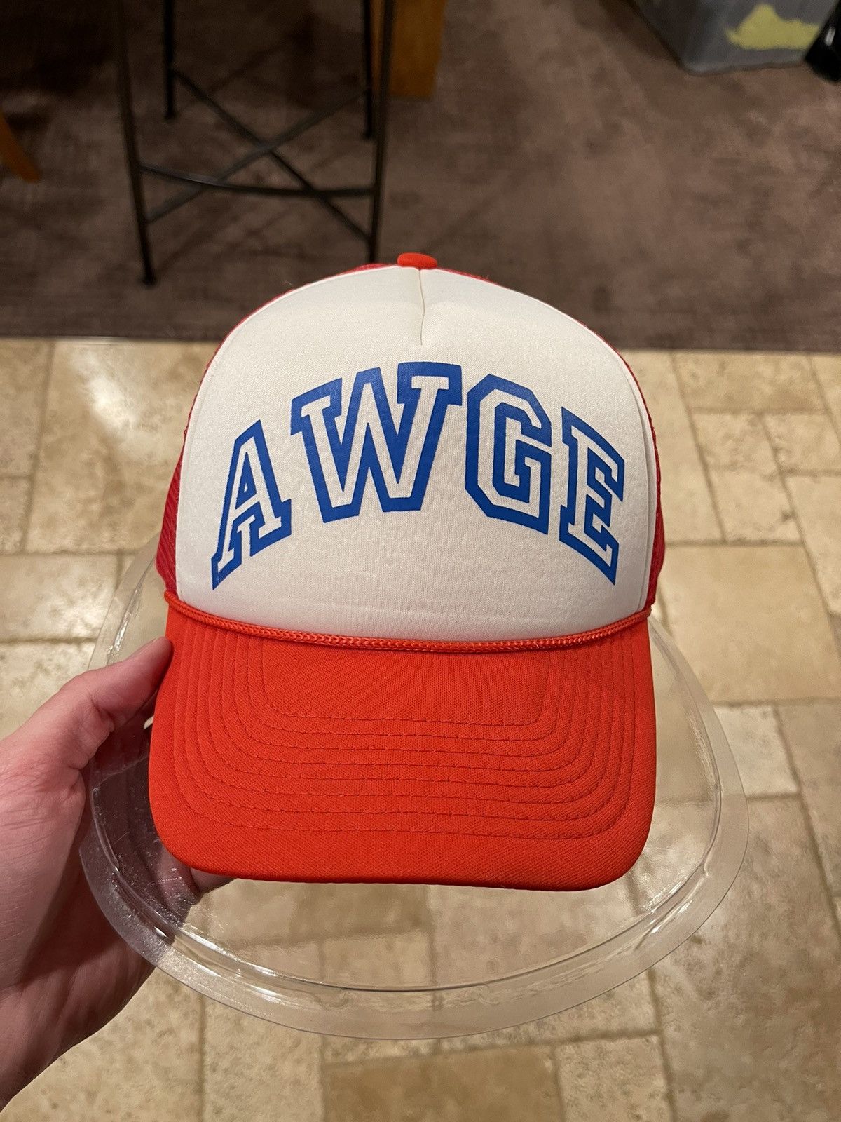 A$AP Rocky Awge x A$AP Rocky Red / Blue Trucker Hat Size ONE SIZE - 7 Thumbnail
