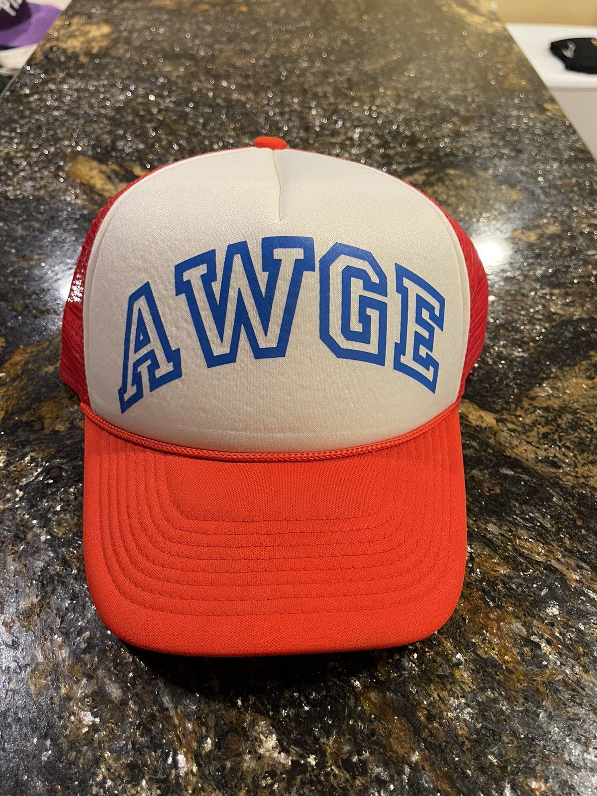 Awge x A$AP Rocky Red / Blue Trucker Hat